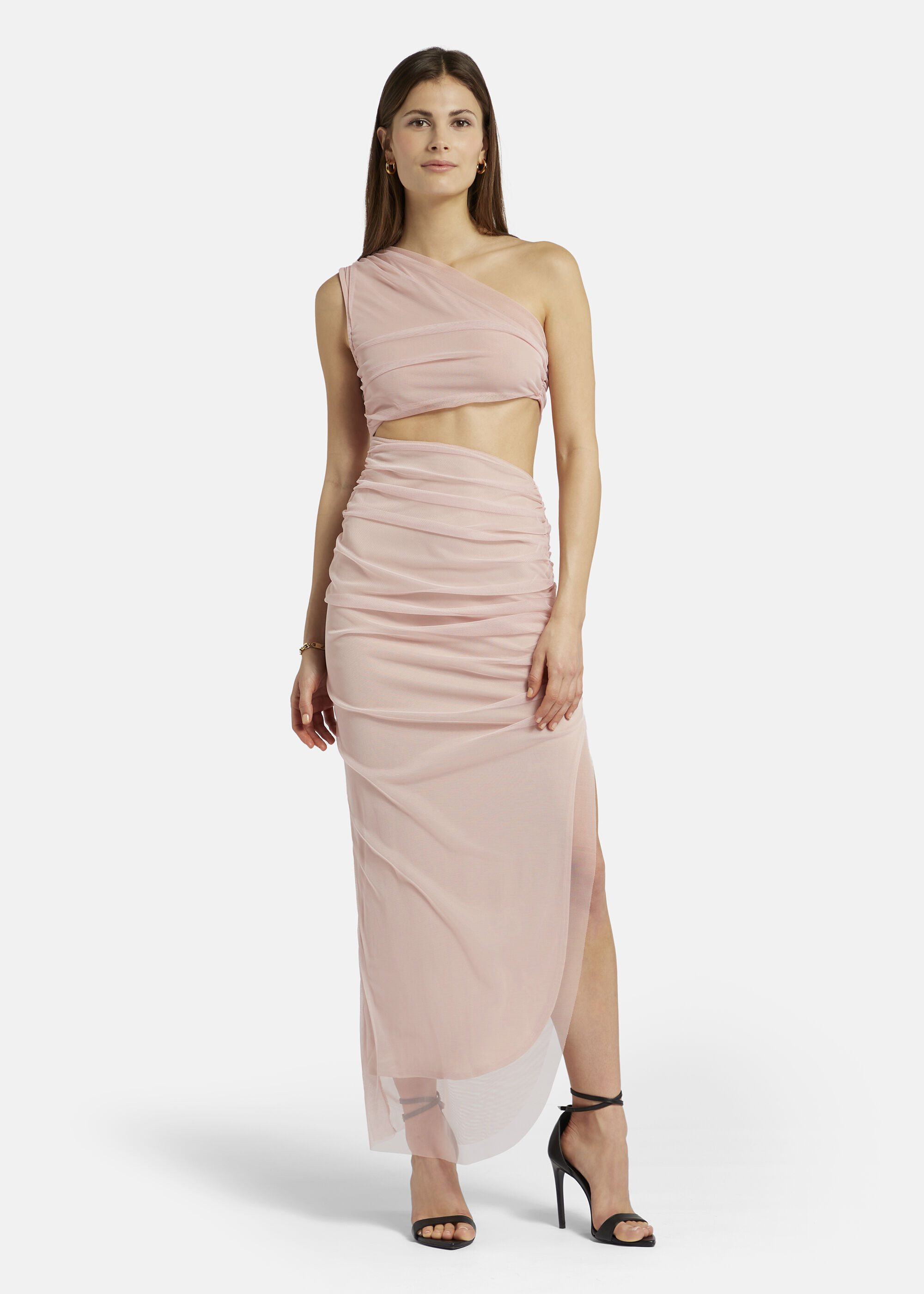Nicowa Jerseykleid AWITO MAXI (1-tlg) im One-Shoulder-Design