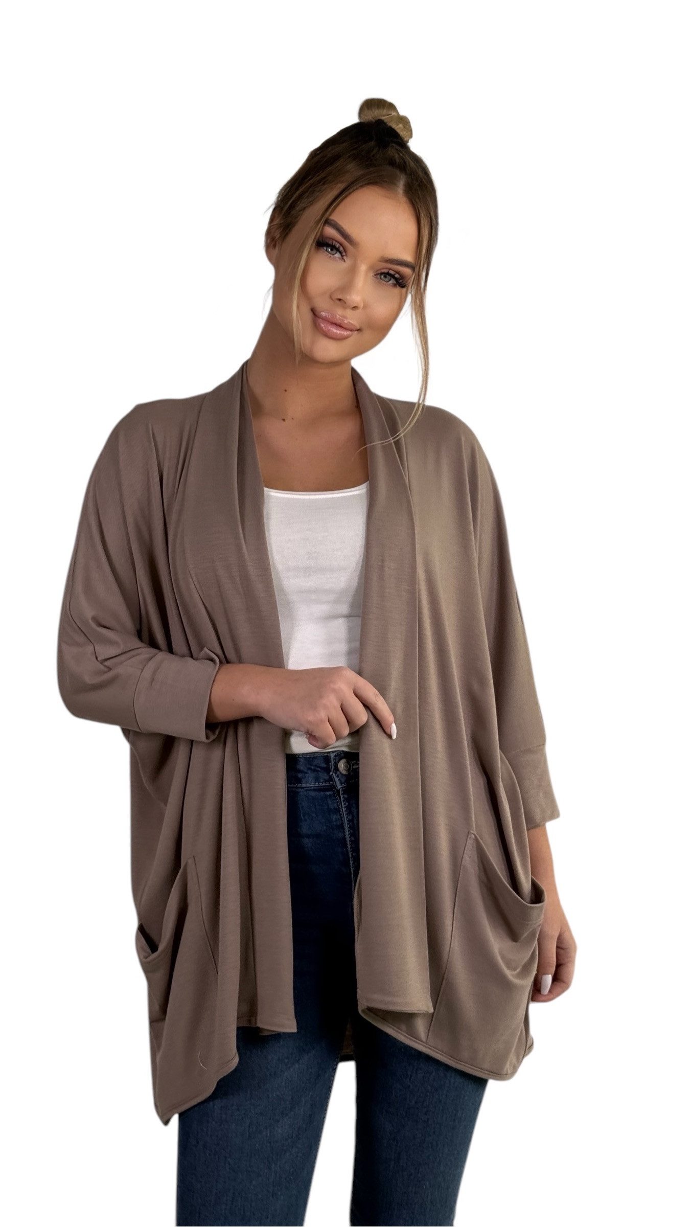 Mississhop Cardigan Damen Blazer Cardigan Jacke M. 5198