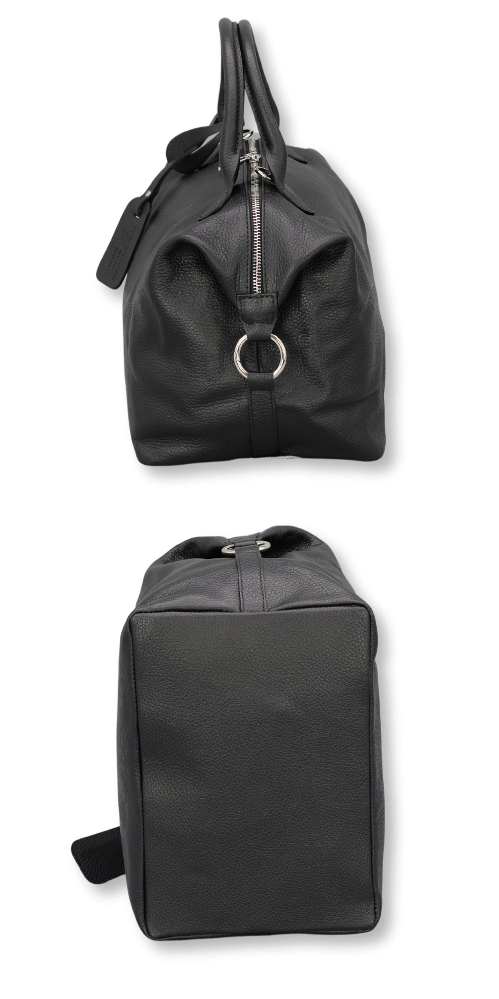 Adel Bags Schultertasche BIANCA Umhängetasche für Damen, Schultertasche Handtasche Echtleder, hergestellt in Italien, mit 2 Riemen