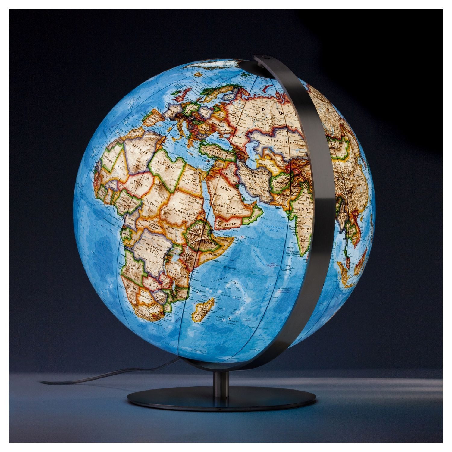Räthgloben Globus National Geographic Fusion 3703 Leuchtglobus Tischglobus