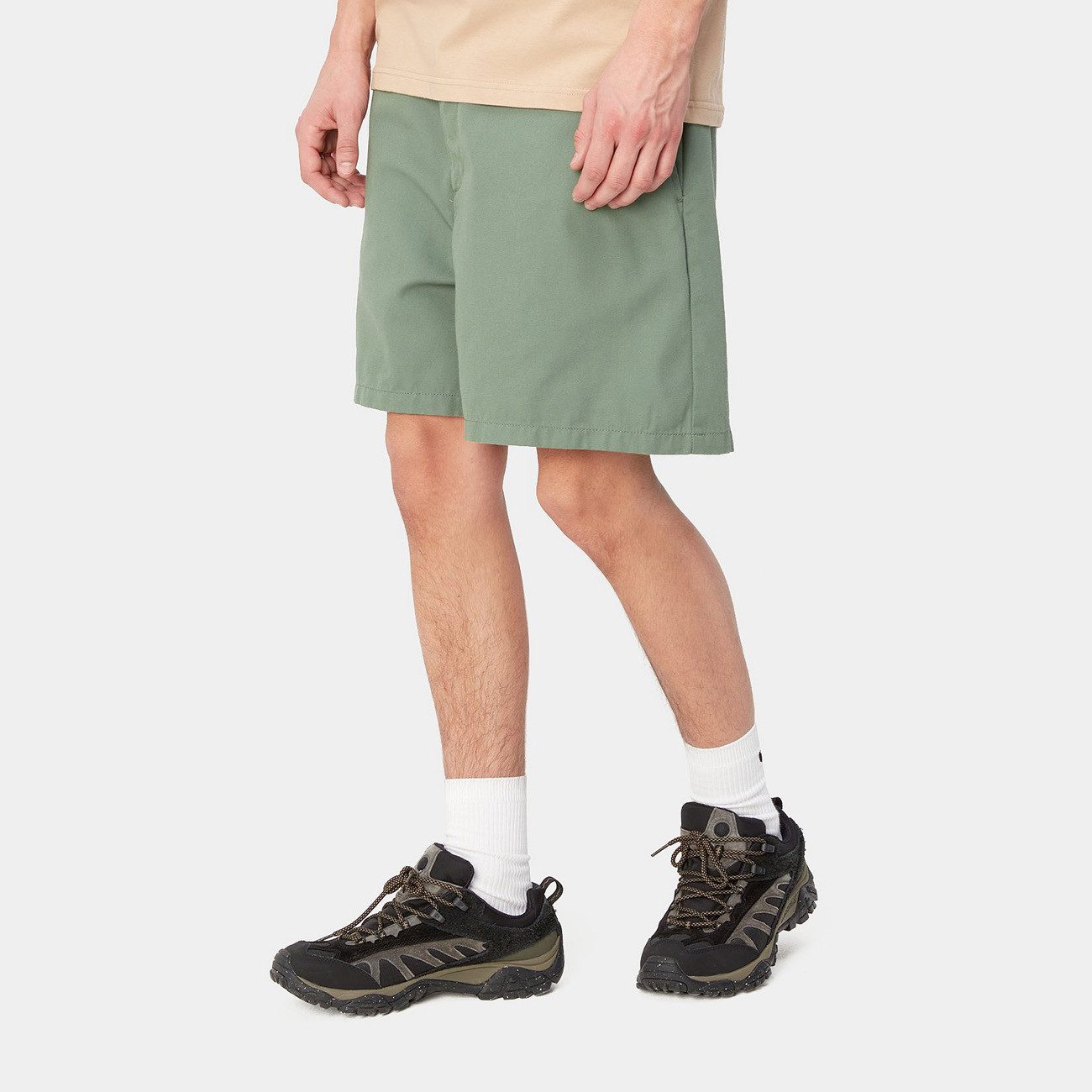 Carhartt WIP Shorts Carhartt WIP Sandler Short Herren Park Rinsed