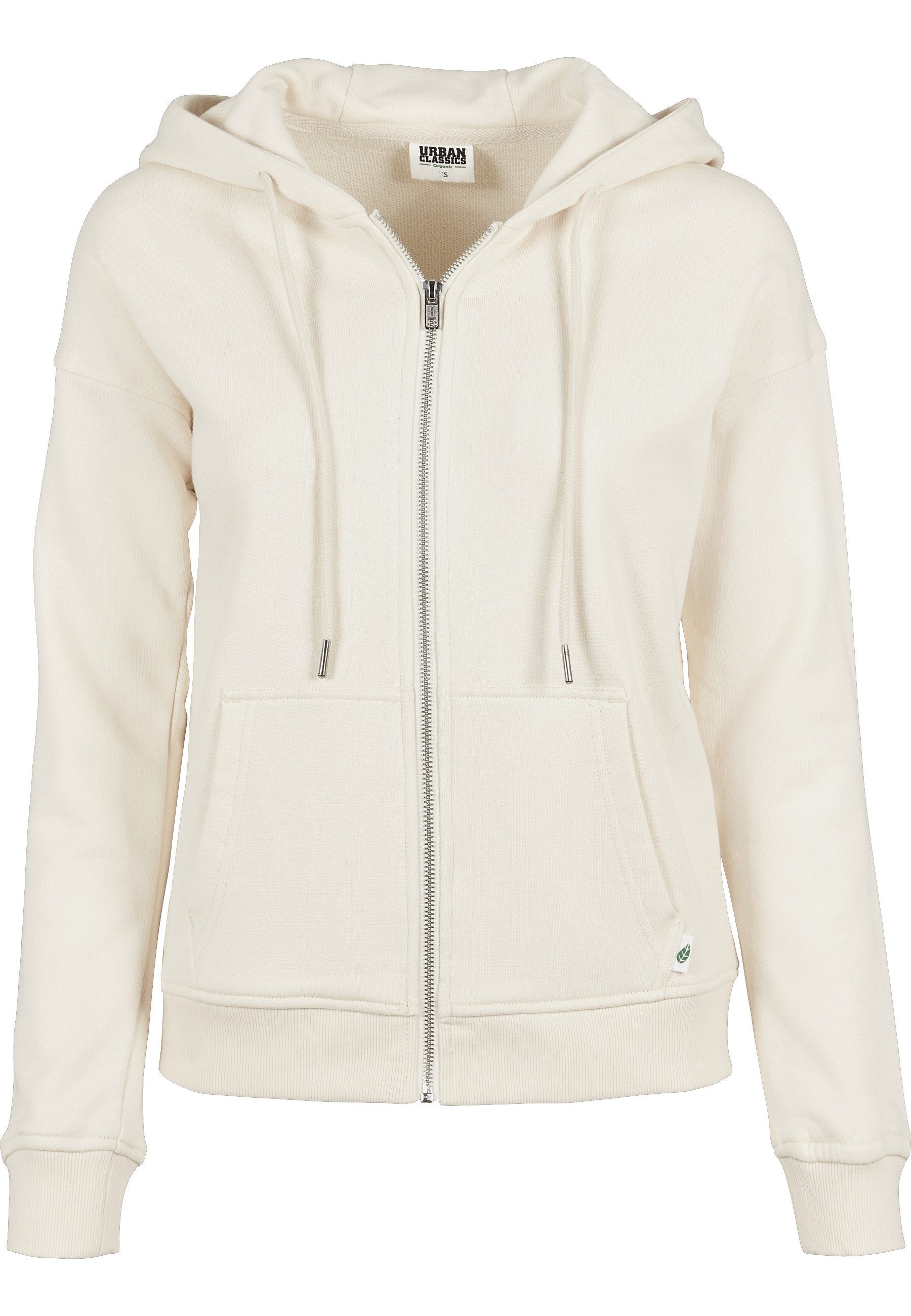 URBAN CLASSICS Sweatjacke Urban Classics Damen Ladies Organic Terry Zip Hoody (1-tlg)