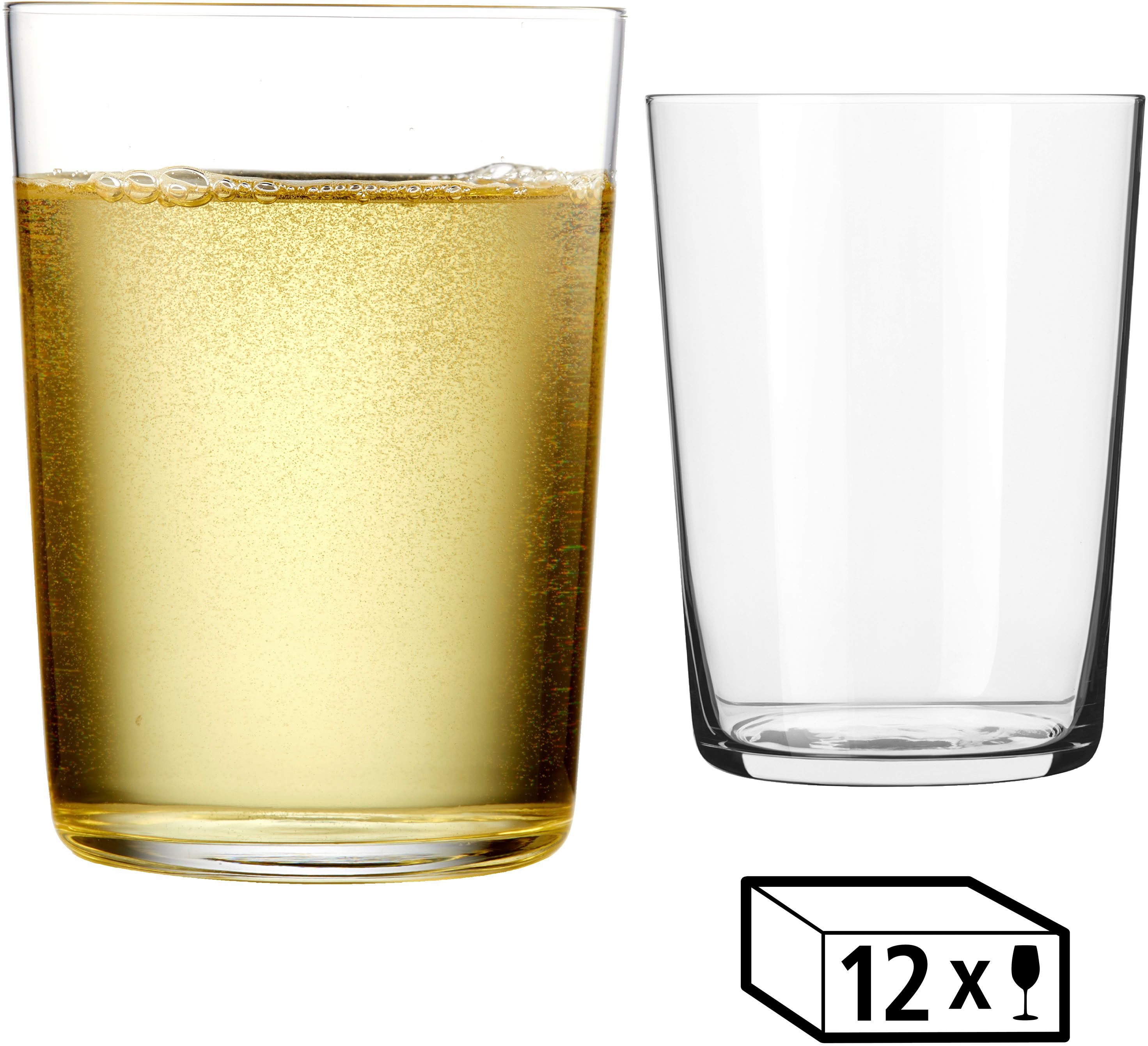 LIBBEY Gläser-Set Libbey Cooler Glas, 12er Set -CIDRA-, 12-tlg., Glas, 562 ml, hochwertig verarbeitet, im modernen Design