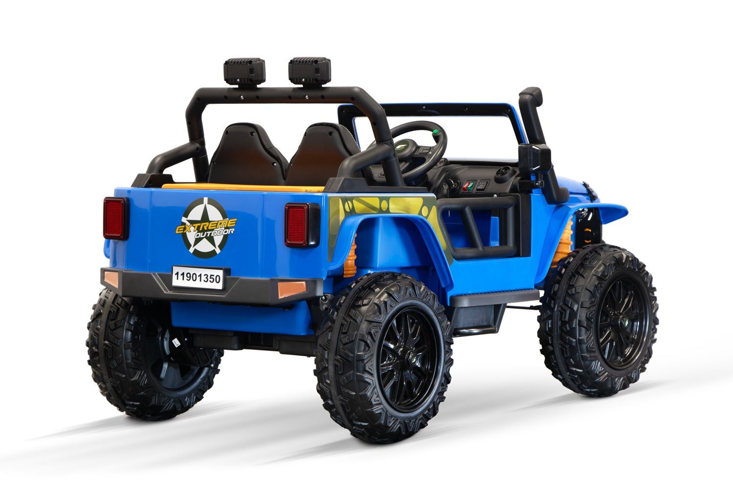 Blau 2x35W Elektro-Kinderauto Offroad Kinderauto Elektro JP Motors Nitro 12V/10Ah 2-Sitzer