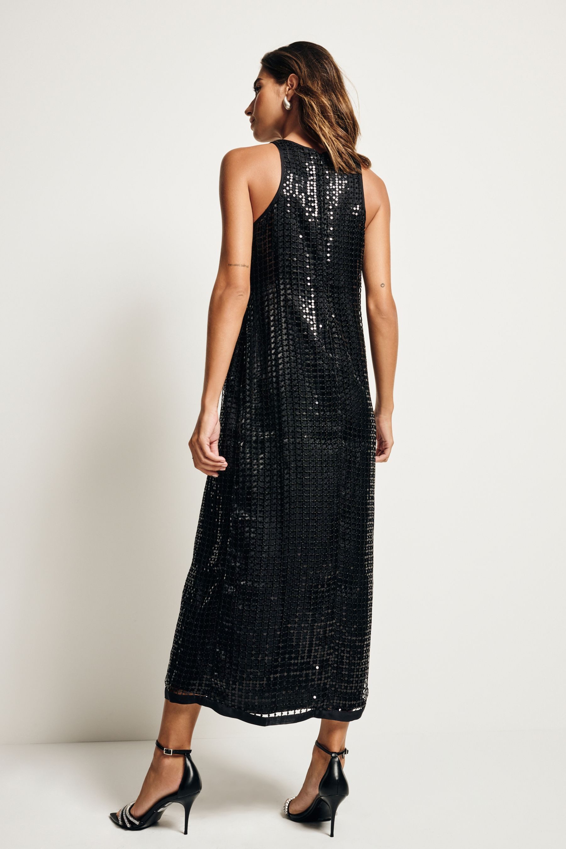 Next Midikleid Racer-Midikleid mit Pailletten (1-tlg) günstig online kaufen