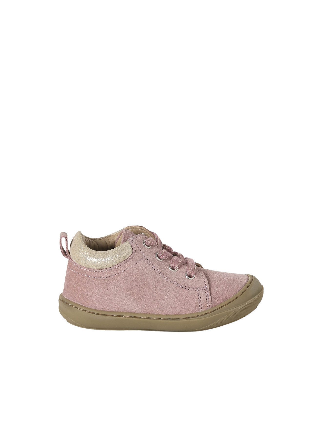 Baby Lauflernboots aus weichem Leder mit Schnürung Lauflernschuh