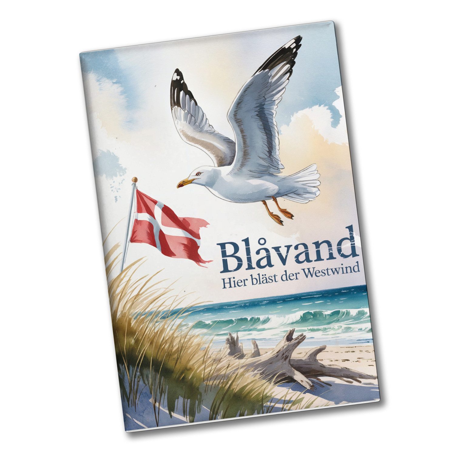 speecheese Magnet Blåvand Souvenir Souvenir Magnet – Hier bläst der Westwind