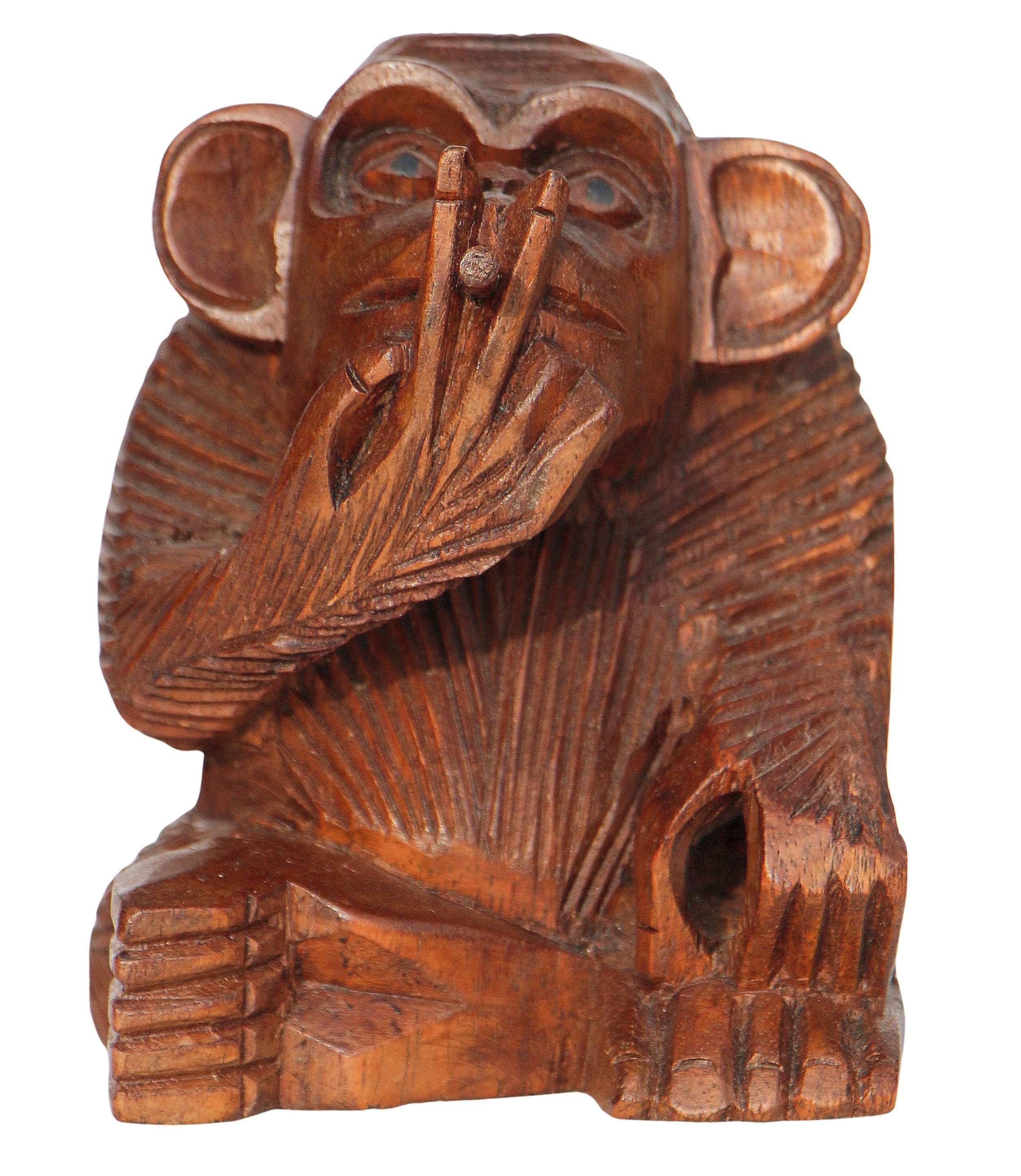 Wogeka Tierfigur rauchender Affe lustig Tier-Figur günstig online kaufen