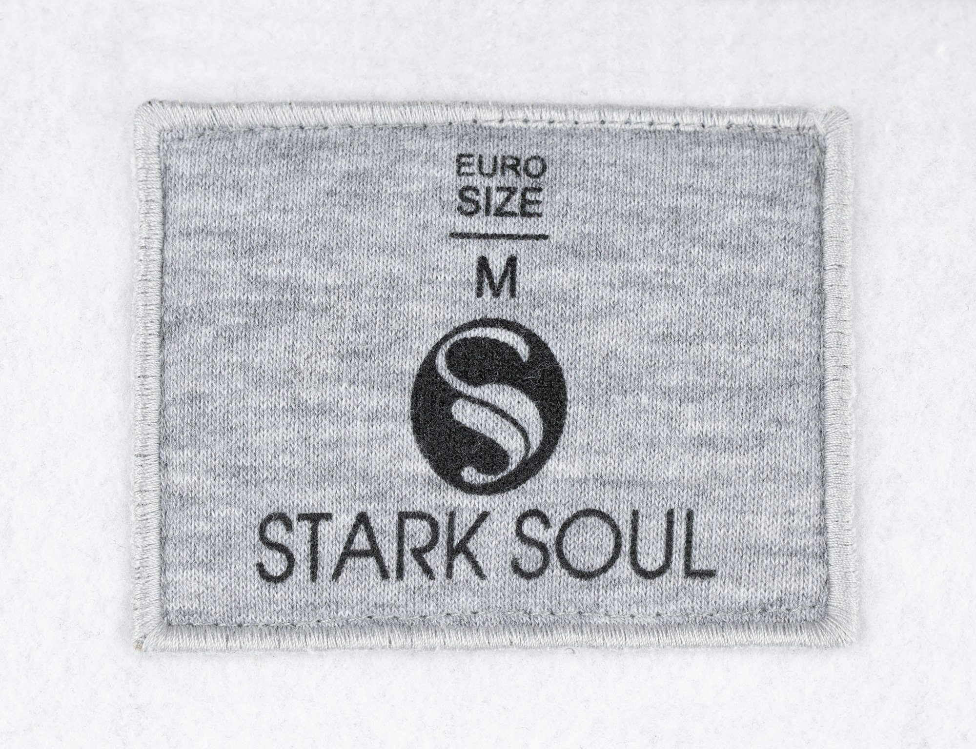 Stark Soul® Hoodie Kapuze mit Grau-Melange Kängurutasche und Kapuzenpullover Hoodie angeraut - innen - Unisex