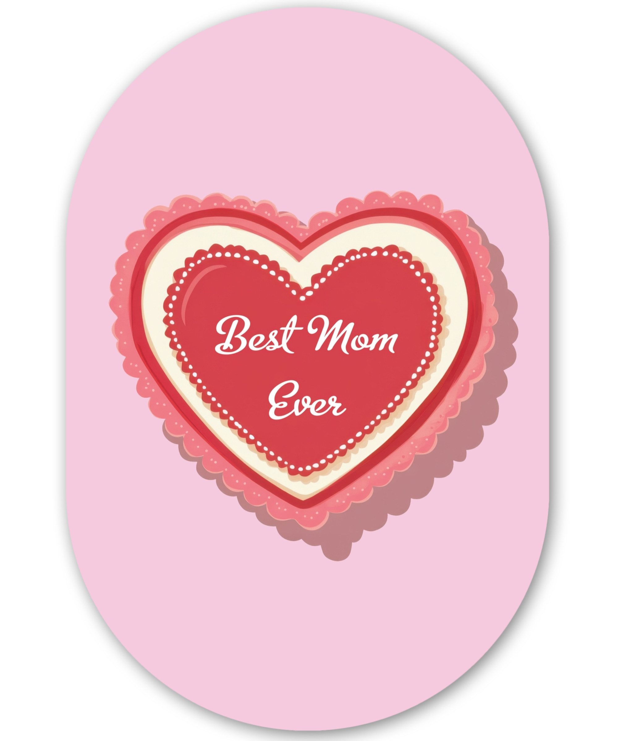 Mutter - Herz - Rosa