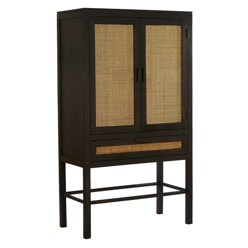 Light & Living Highboard Highboard NIPOS von Light & Living mit Schublade 90x45x160cm Mangoholz