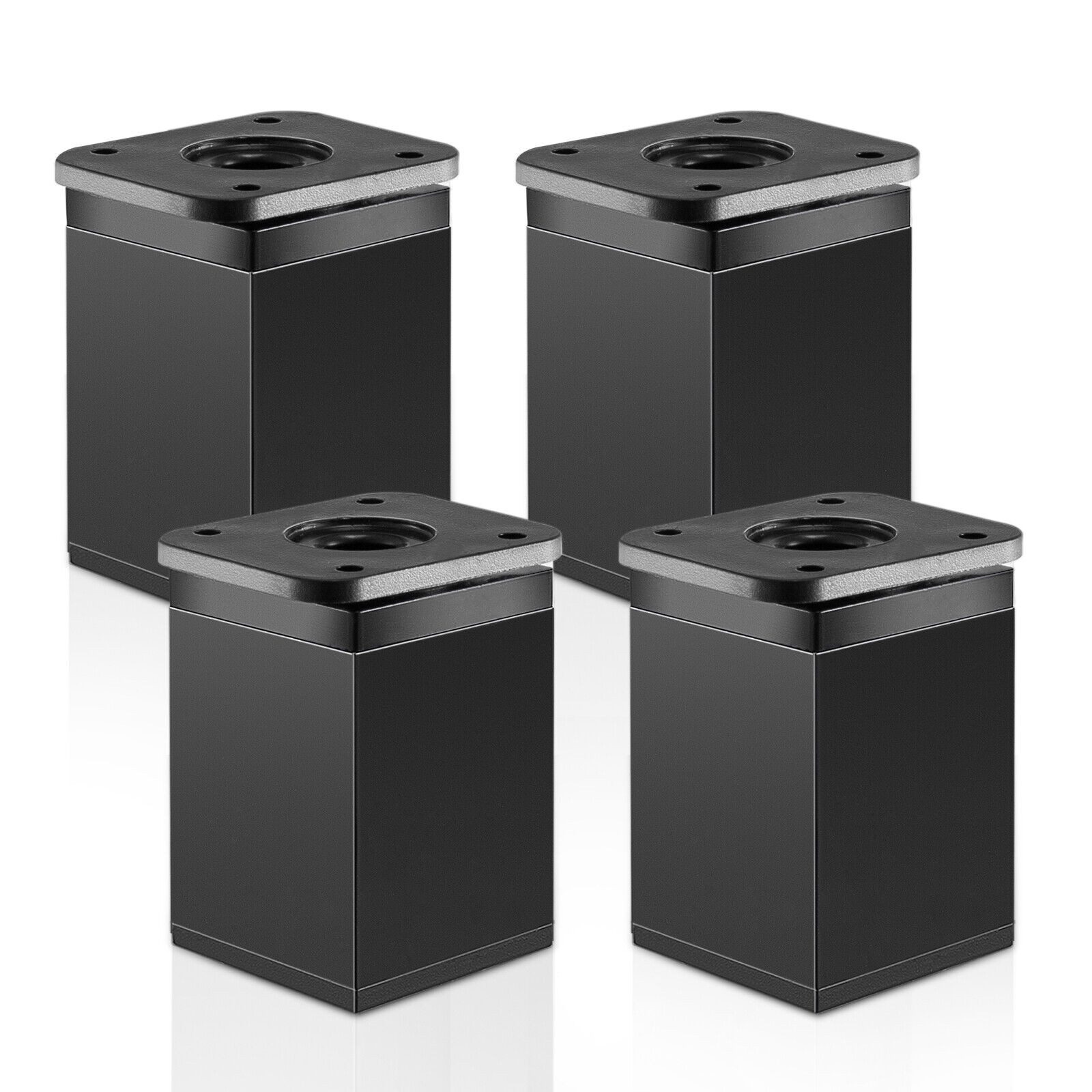 Möbelfuß 4 Stück Möbelfüße Verstellbar, 40 x 40 x 60mm