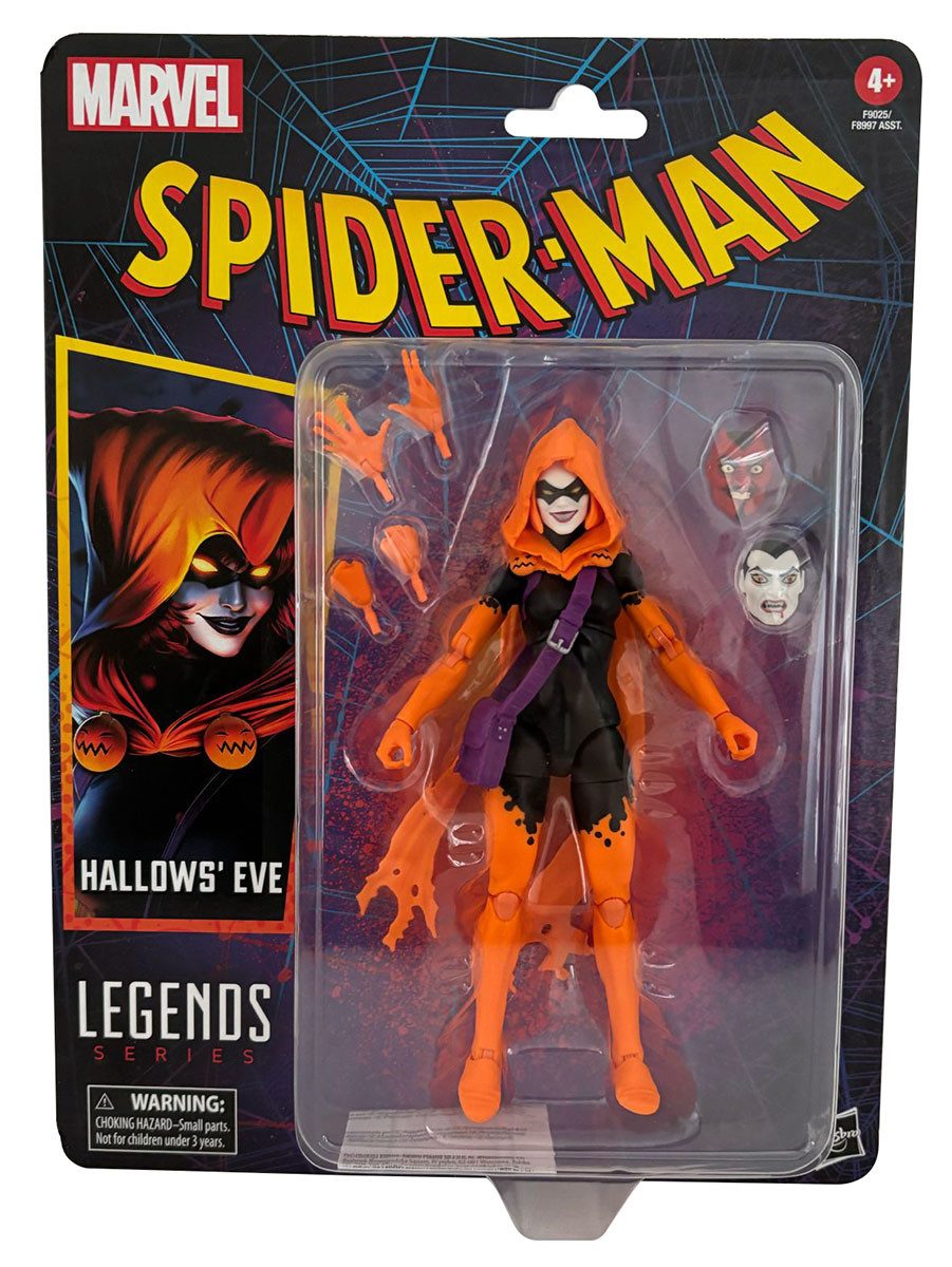 Hasbro Actionfigur Marvel Legends Series - Spider-Man Hallows' Eve, bewegliche Actionfigu