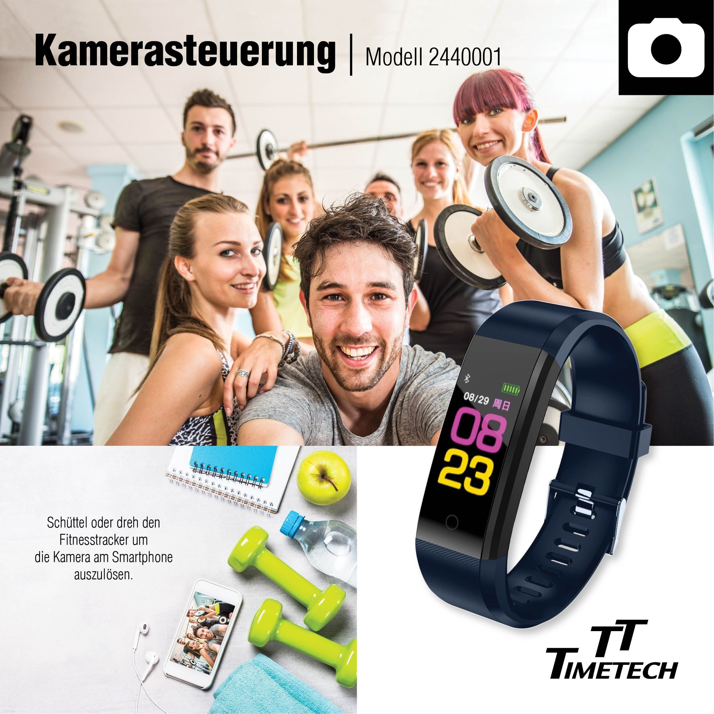 TT TIMETECH Quarzuhr TT0003 TimeTech Fitnesstracker