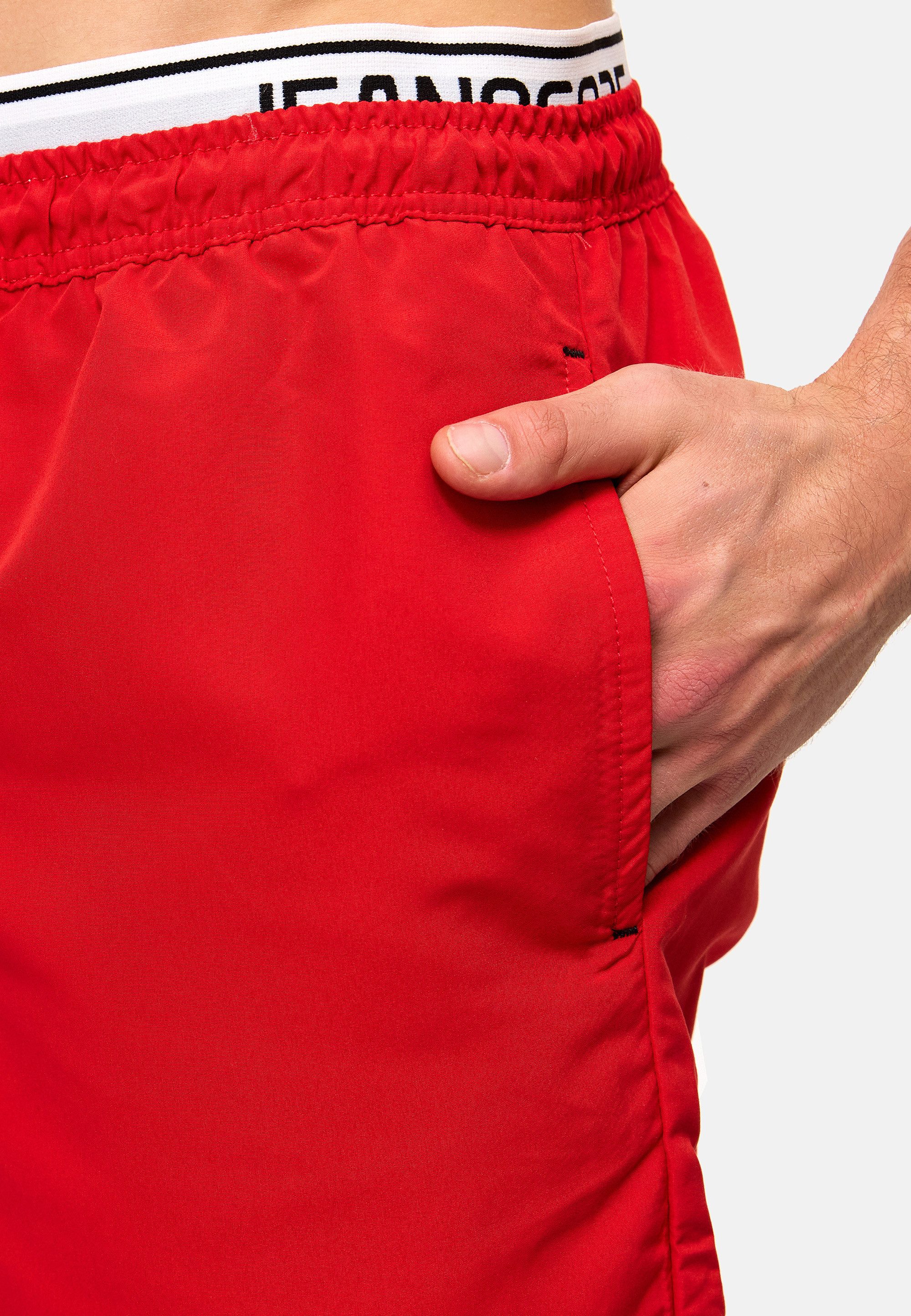 INDICODE Badeshorts Herren Solomon Schwimmshorts mit elastischem Bund und Kordelzug – Bild 4 von 5