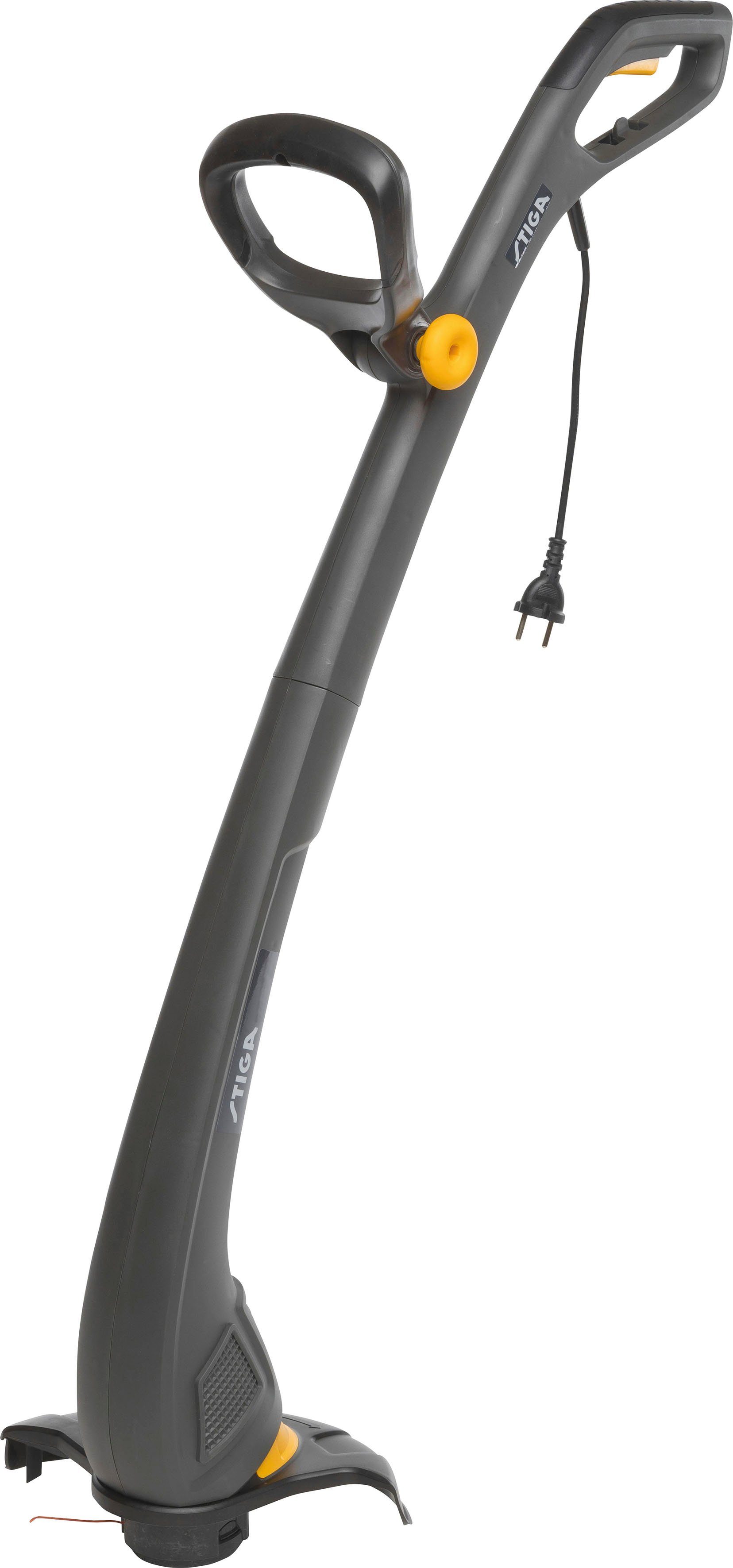 STIGA GARDEN Elektro-Rasentrimmer GT 104c, 24 cm Arbeitsbreite Faden, Tap&Go Doppelfadenspule