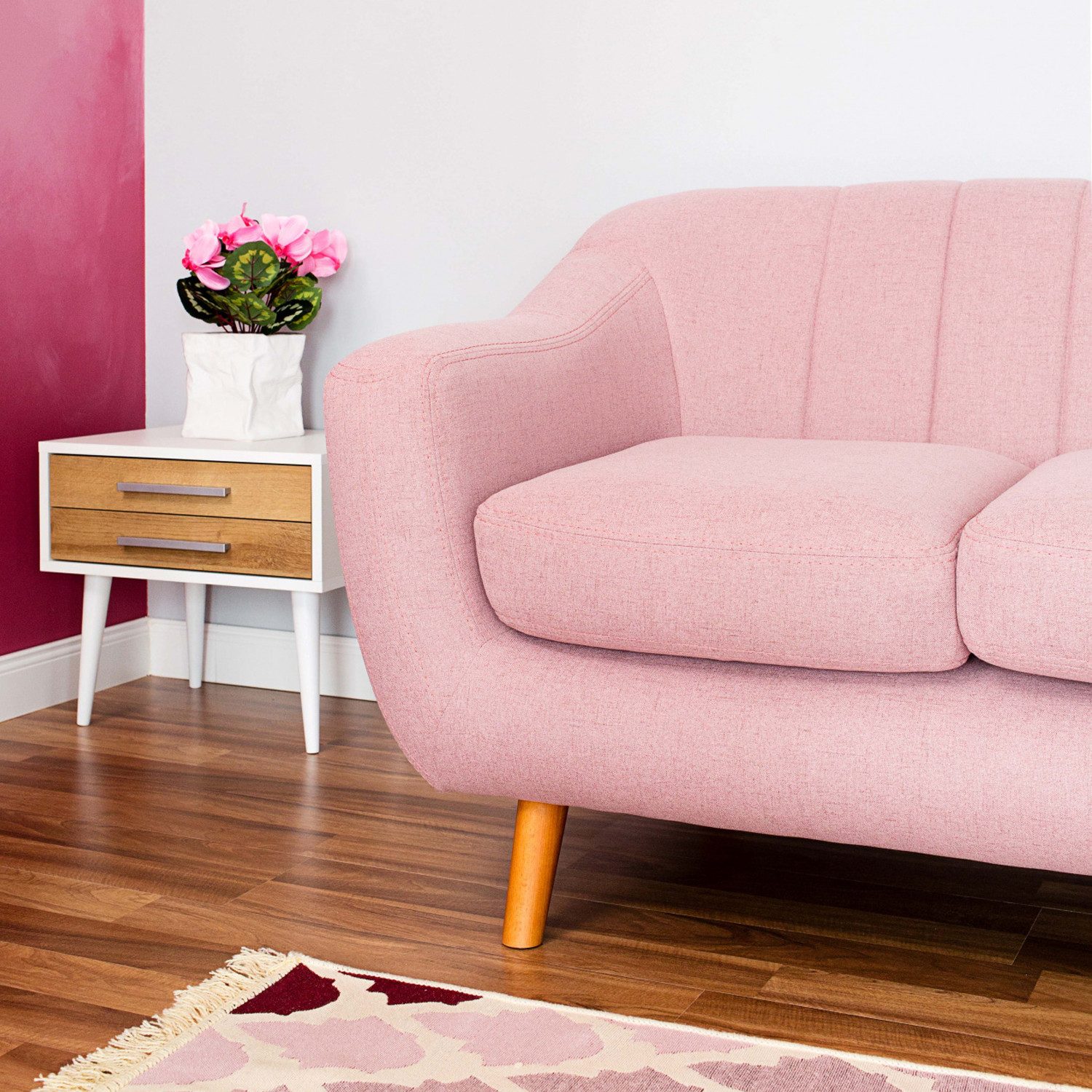 novely® Stoff AUEN Premium Möbelstoff - Robuster Webstoff - Fein Gewebter Polstersto, Meliert, Strapazierfähig, Handwebcharakter, Meterware, 1lfm