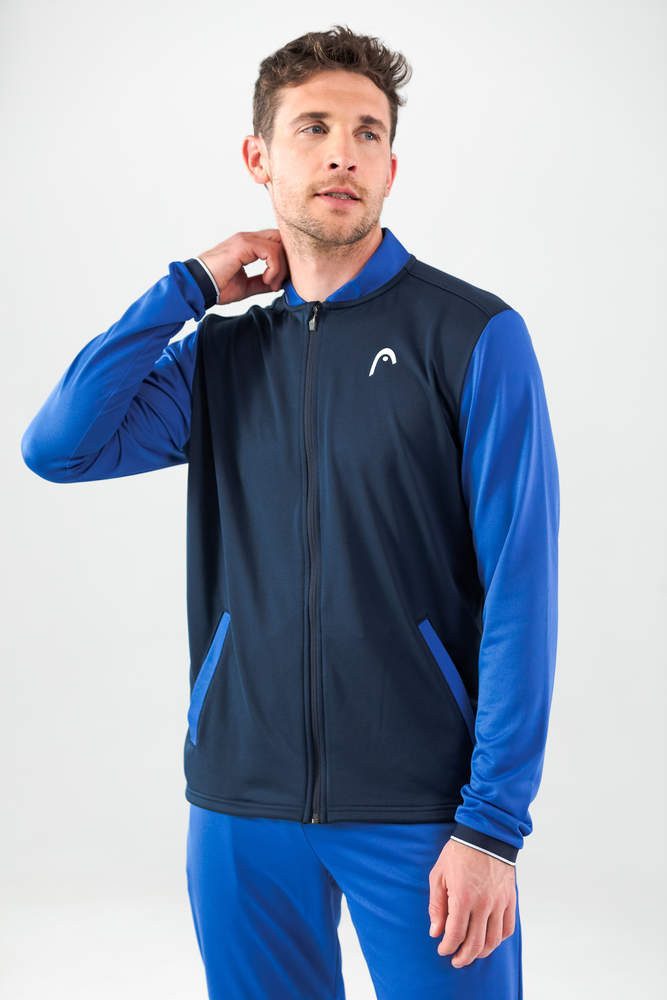 Head Tennisjacke Breaker Fullzip 2023 darkblau/frenchblau Herren
