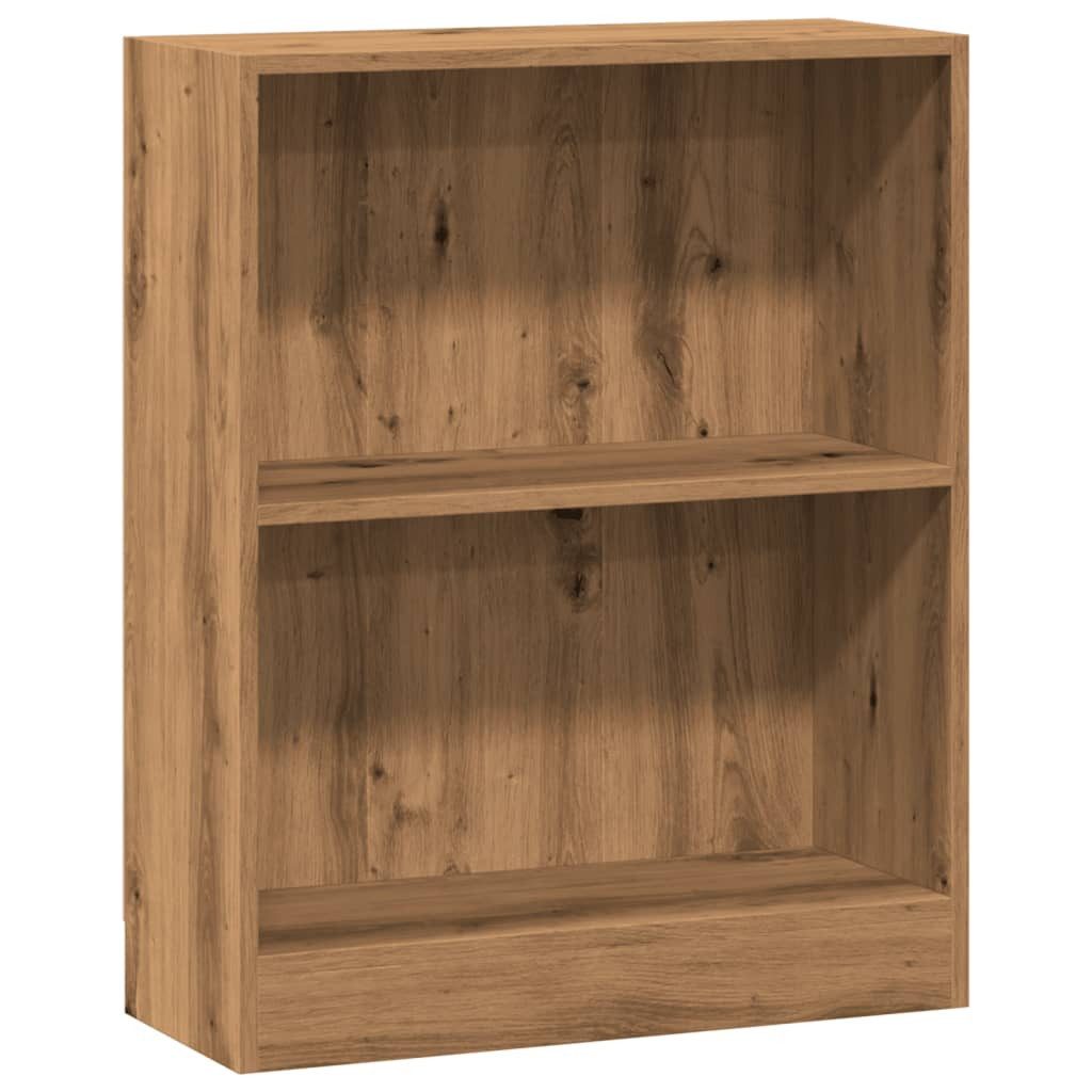 vidaXL Bücherregal Bücherregal Artisan-Eiche 60x24x76 cm Holzwerkstoff, 1-tlg.