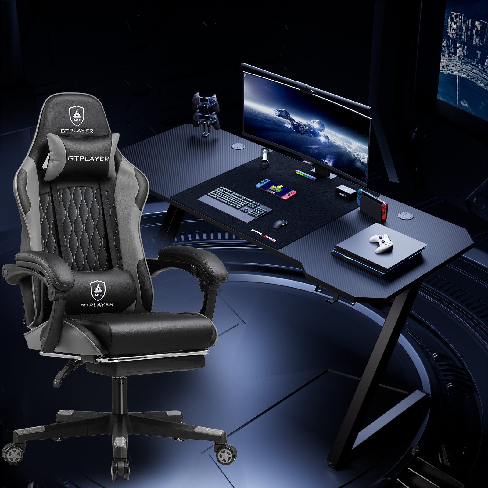 GTPLAYER Gamingtisch Gaming Tisch + Gaming günstig online kaufen