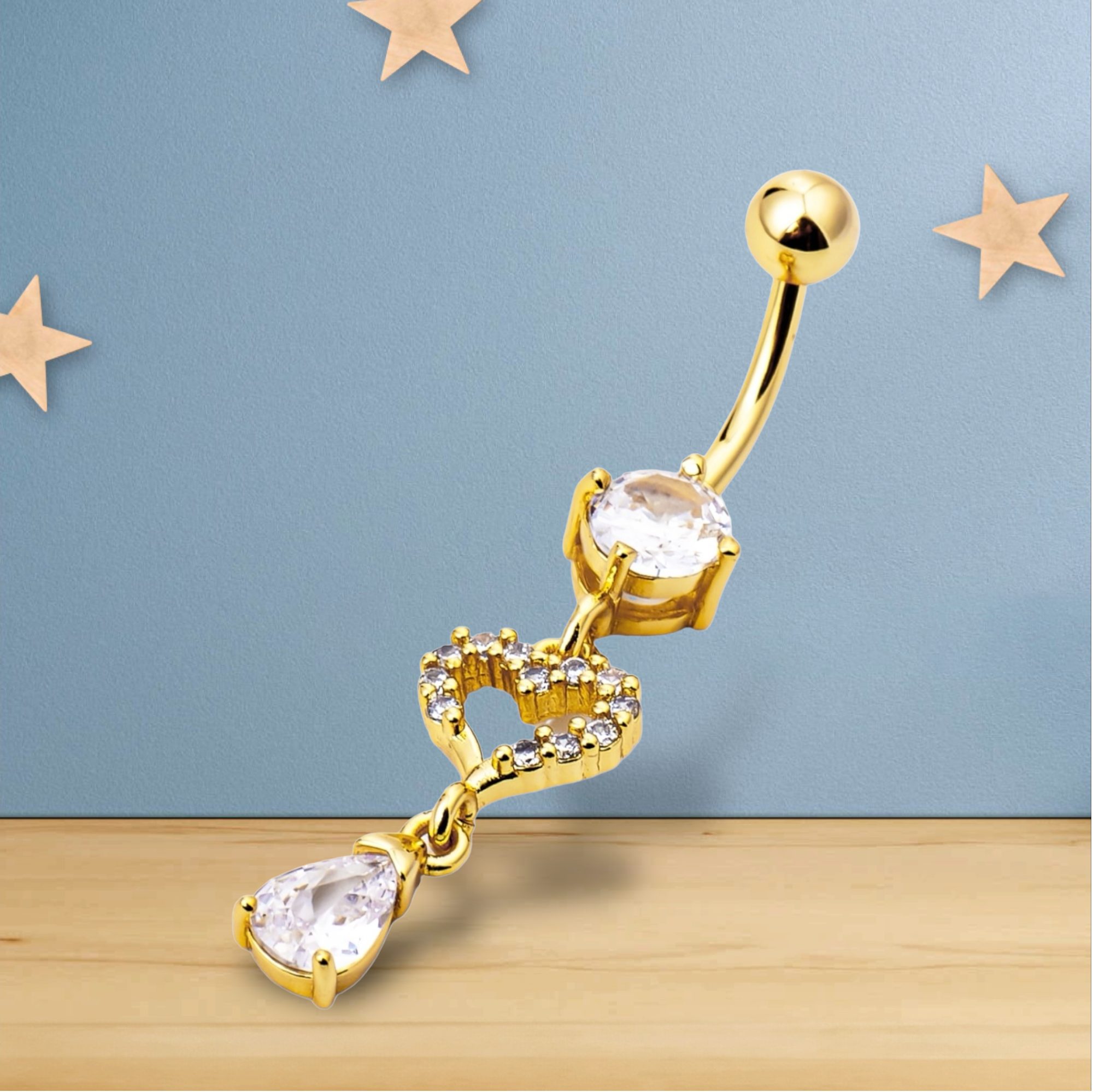 Karisma Schmuck Bauchnabelpiercing Edelstahl Nabel Stecker günstig online kaufen