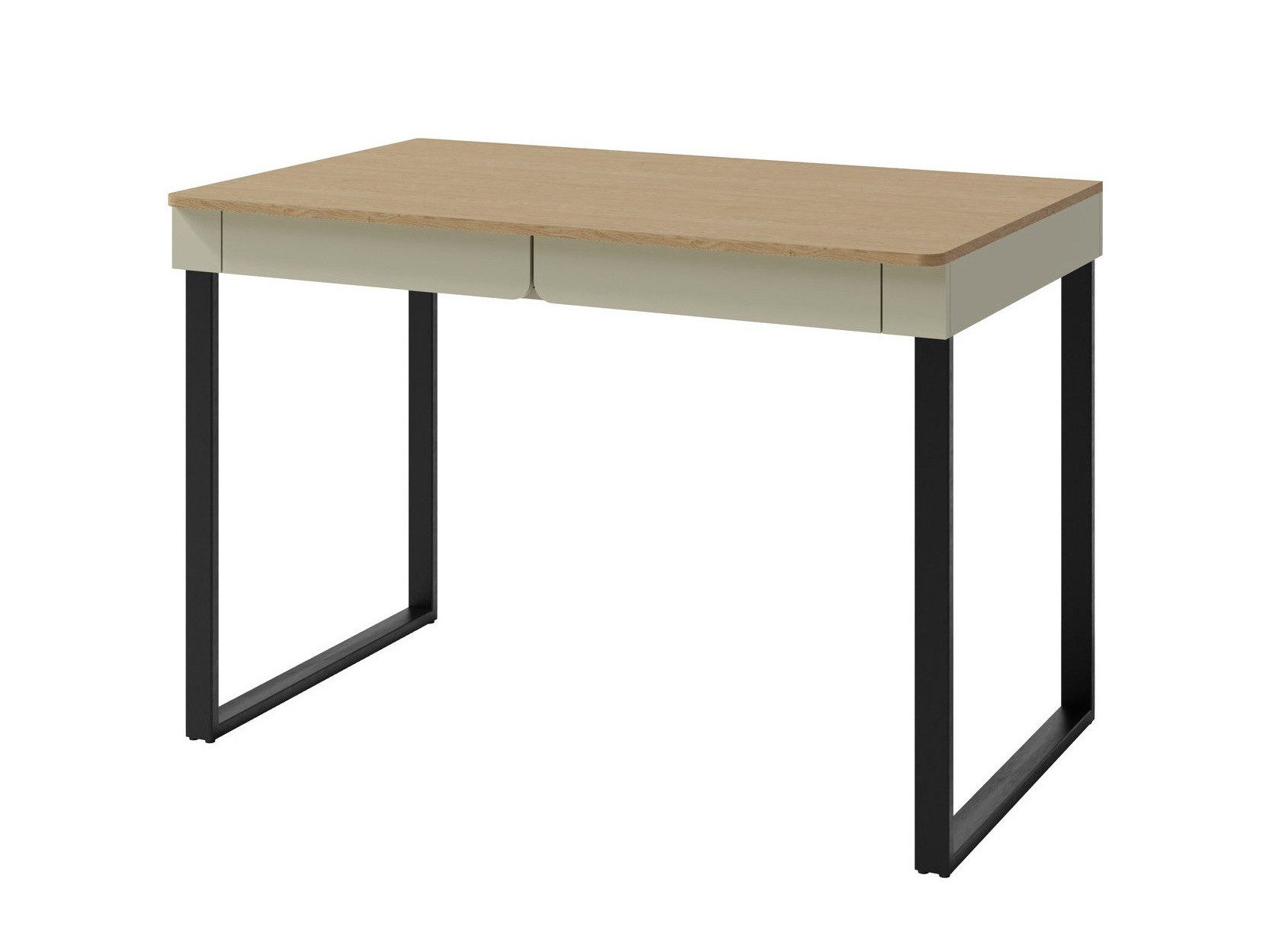 Beautysofa Schreibtisch LICO mit 2 Schubladen, Breite: 125 cm