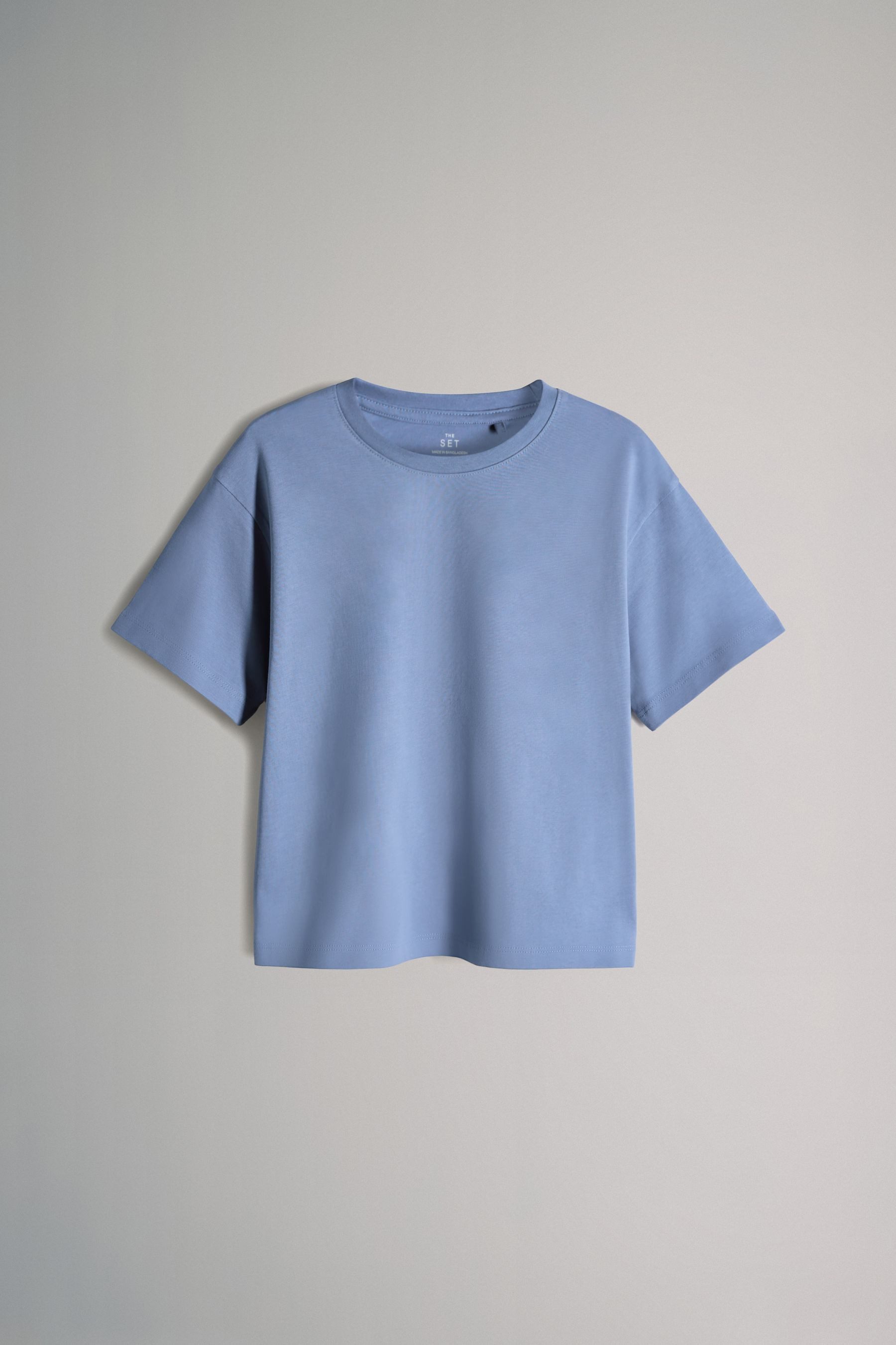 The Set T-Shirt The Set Oversized T-Shirts mit Streifen, 6er-Pack (6-tlg)