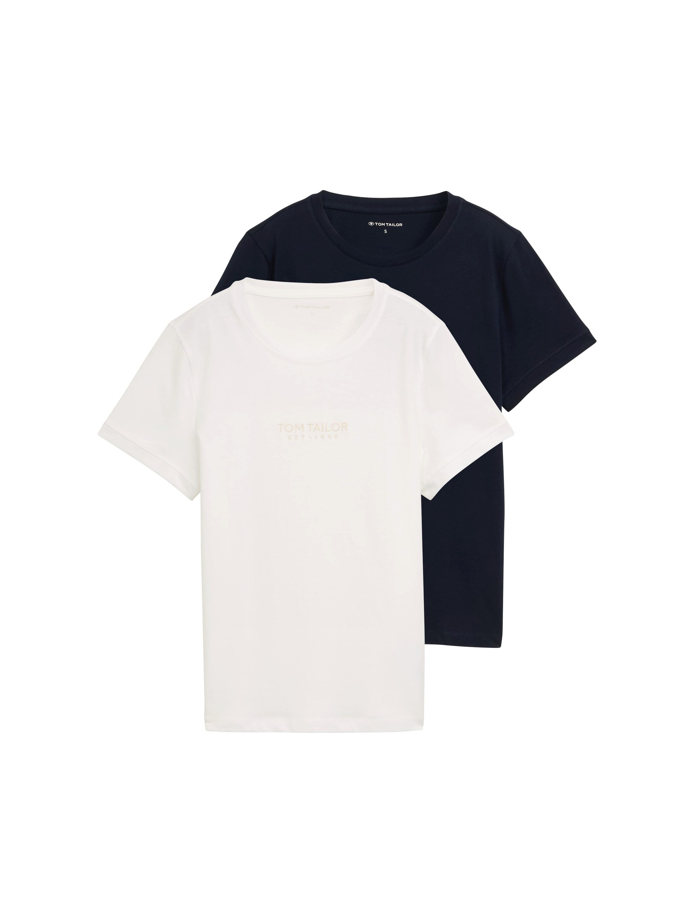TOM TAILOR T-Shirt (Packung, 2-tlg) mit günstig online kaufen