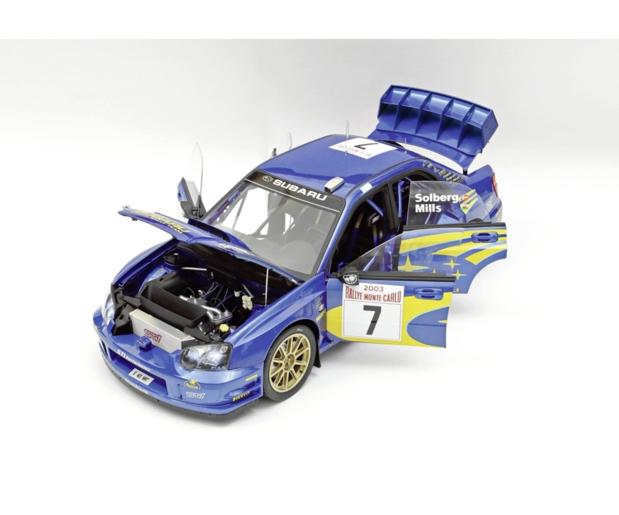 ixo Models Modellauto IXO Subaru Impreza Rally 1:8 Modellauto Metall Bausatz