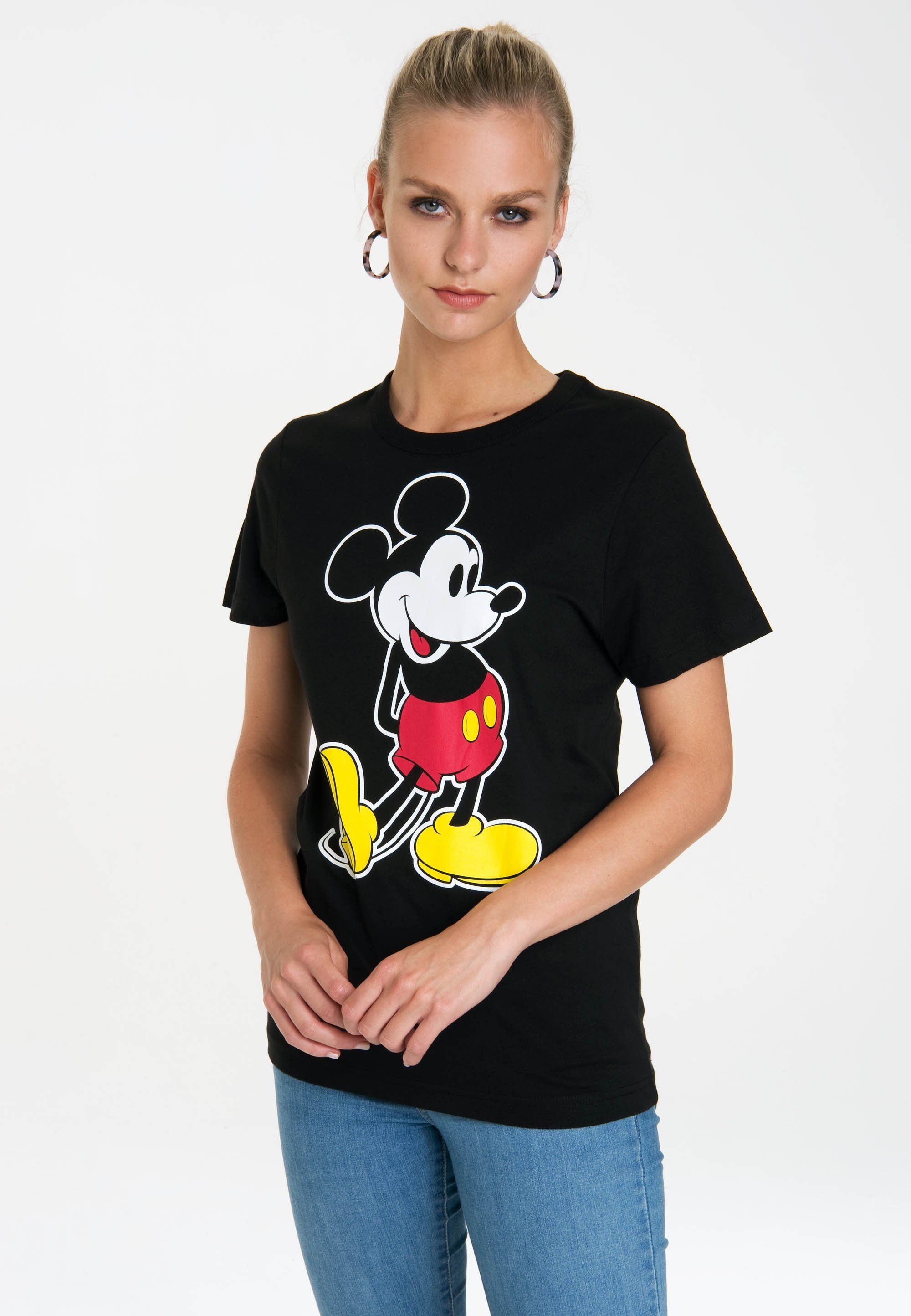 LOGOSHIRT T-Shirt Mickey Mouse lizenziertem – Classic mit Originaldesign
