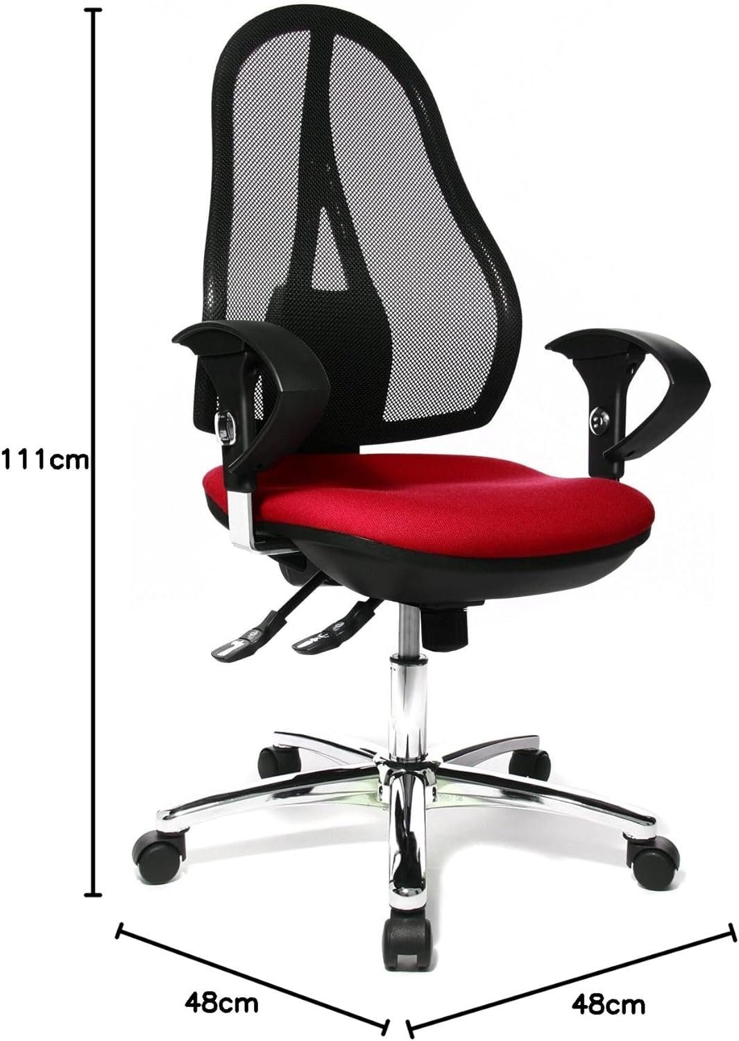 Schreibtischstuhl Syncr-Bandscheiben-Drehstuhl TOPSTAR Bürostuhl Bürostuhl, ergonomischer