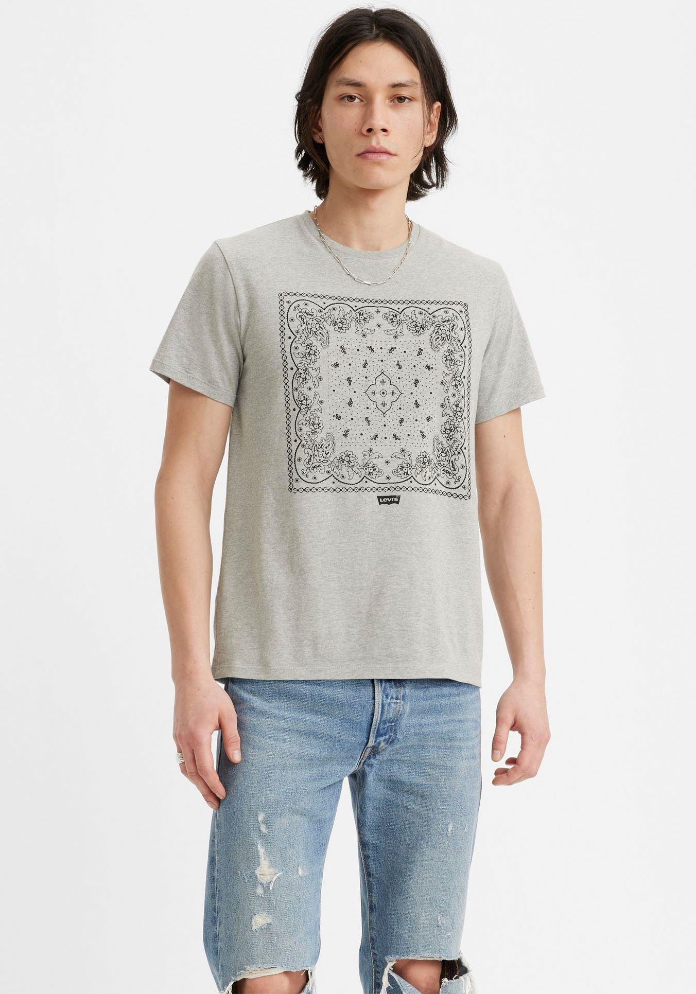 Levi's® T-Shirt GRAPHIC CREWNECK TEE heather grey graphic