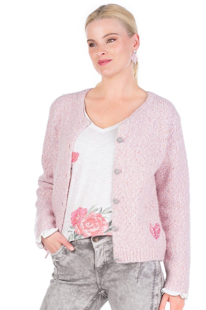 Lieblingsstück Trachtenstrickjacke Strickjacke Damen - MEDEA - fresh rose günstig online kaufen