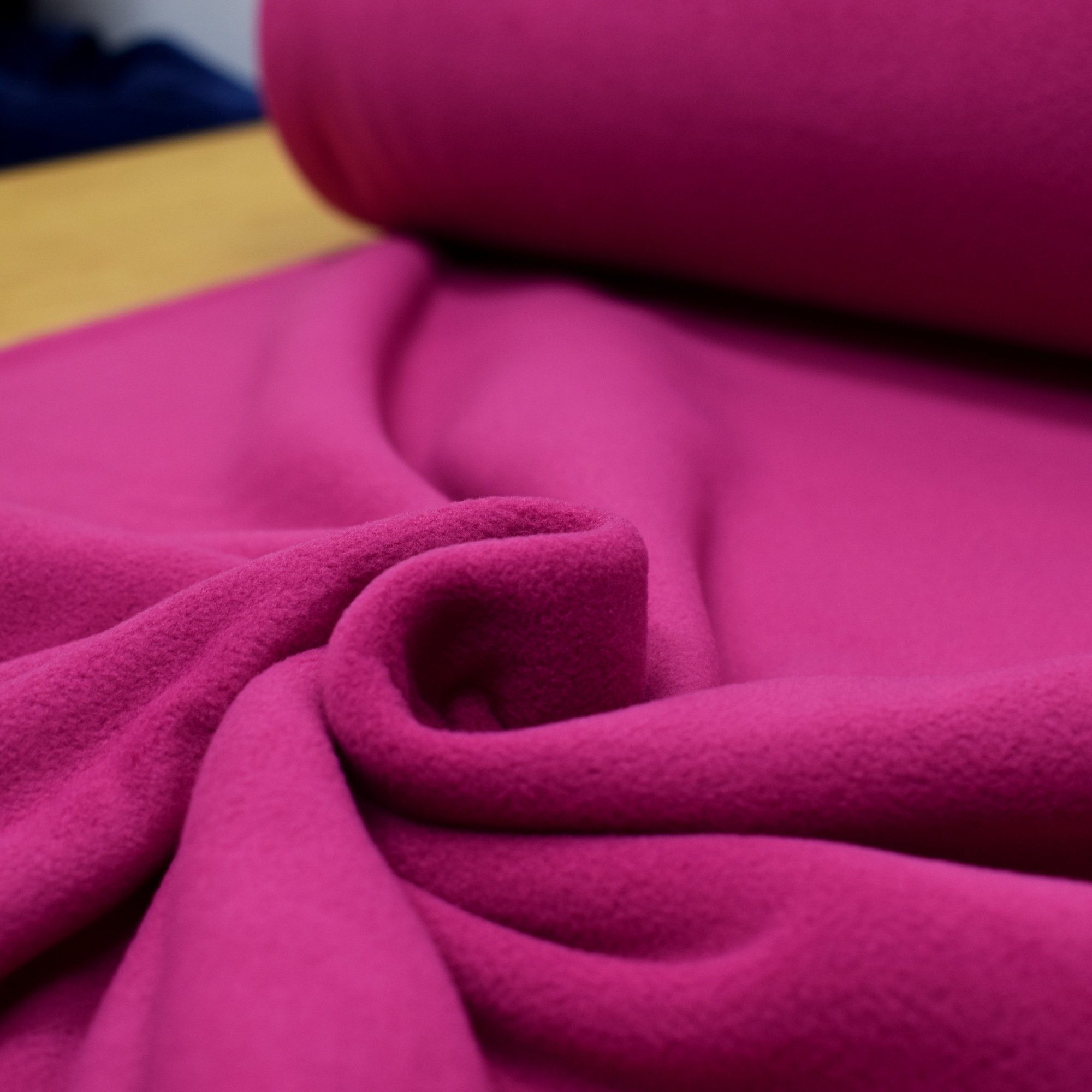 MAGAM-Stoffe Stoff "Lisa", Fleece Stoff Antipilling uni einfarbig ÖKO-TEX Meterware 50cm