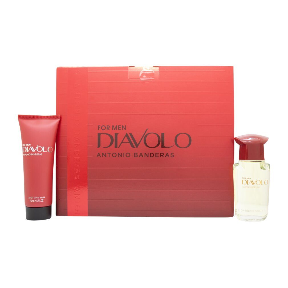 antonio banderas Eau de Toilette Diavolo For Men Gift Set 50ml EDT + 75ml Aftershave Balm