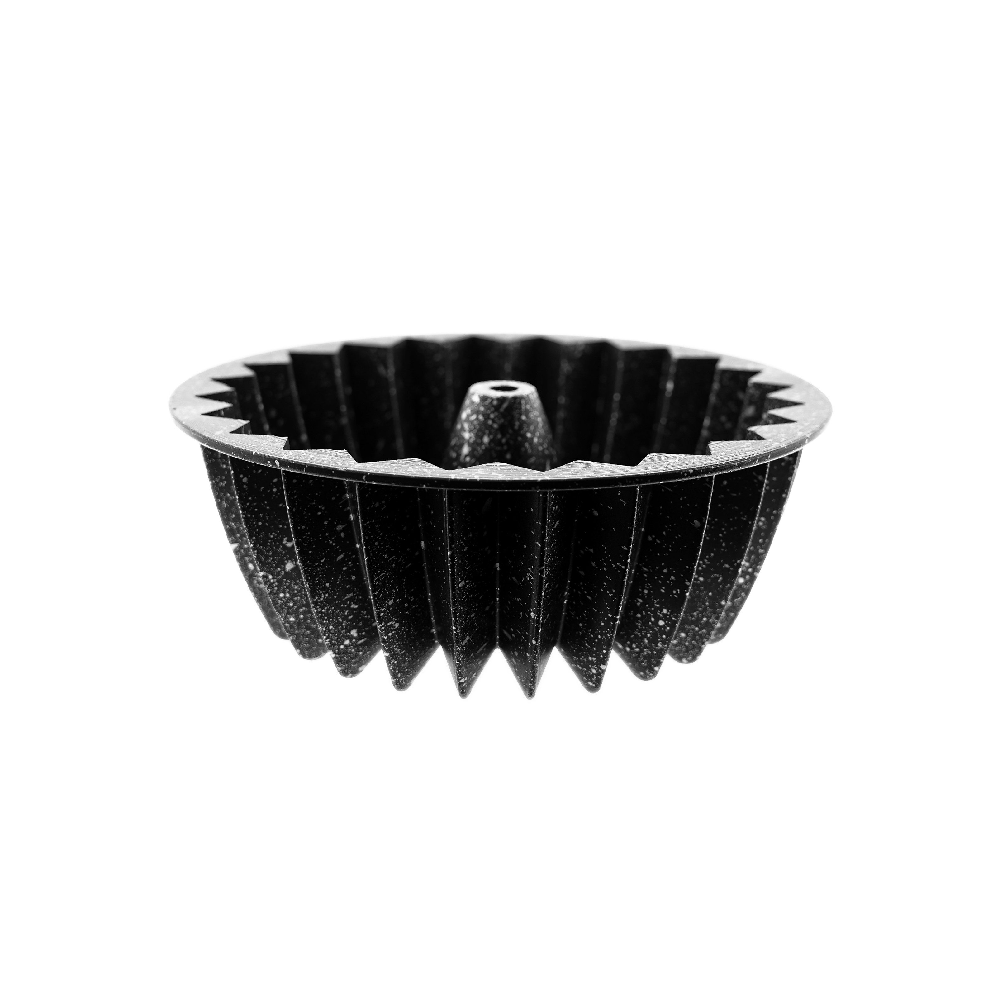 Almina Backform Ø 26 cm aus Guss - Schwarze Form mit Rillenstruktur, (1-tlg), ø26 cm, backofenfest