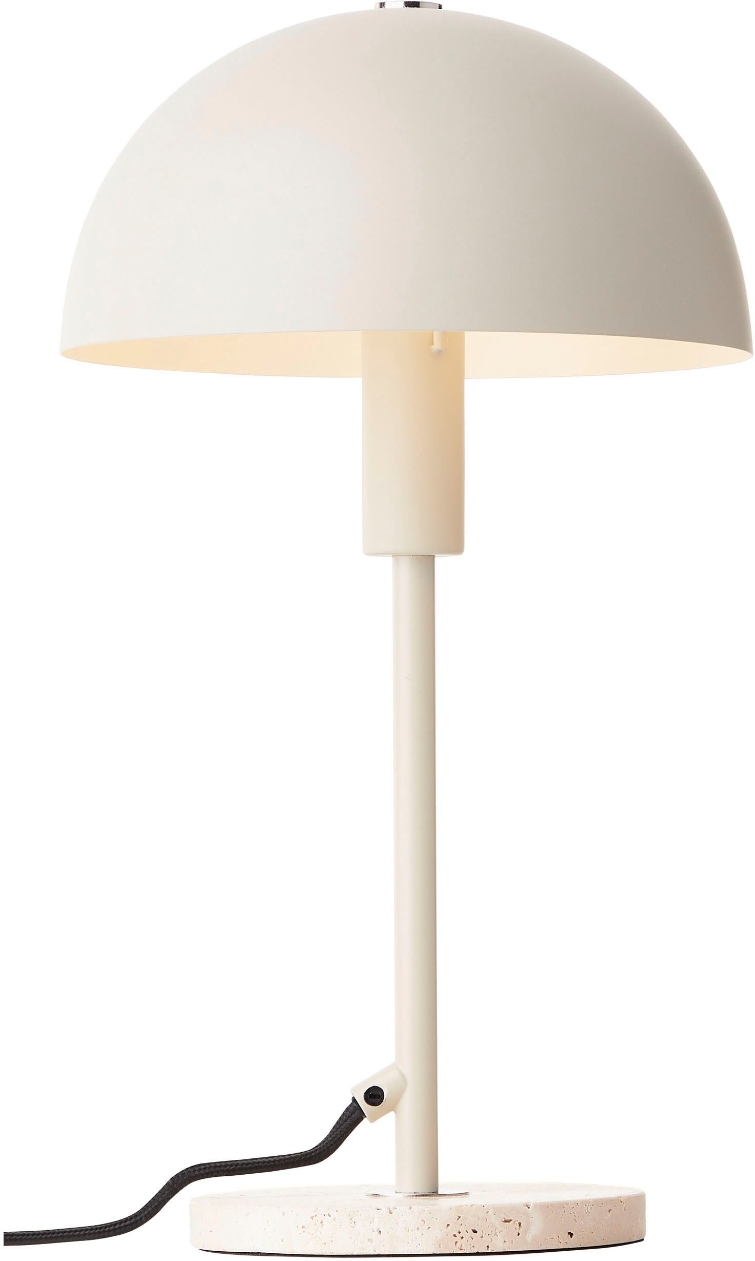 LeGer Home by Lena Gercke Tischleuchte Linnea Pilz Lampe - Travertin Steinfuß, ohne Leuchtmittel, Pilzleuchte, Tischlampe, Höhe 35,5 cm, Naturstein, Pilzlampe – Bild 5 von 5