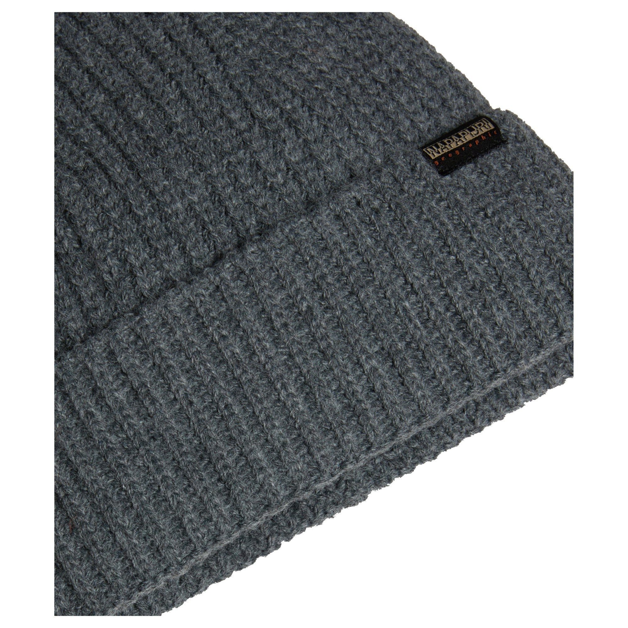 Napapijri Strickmütze Foli 3 - Mütze (dark grey melange)