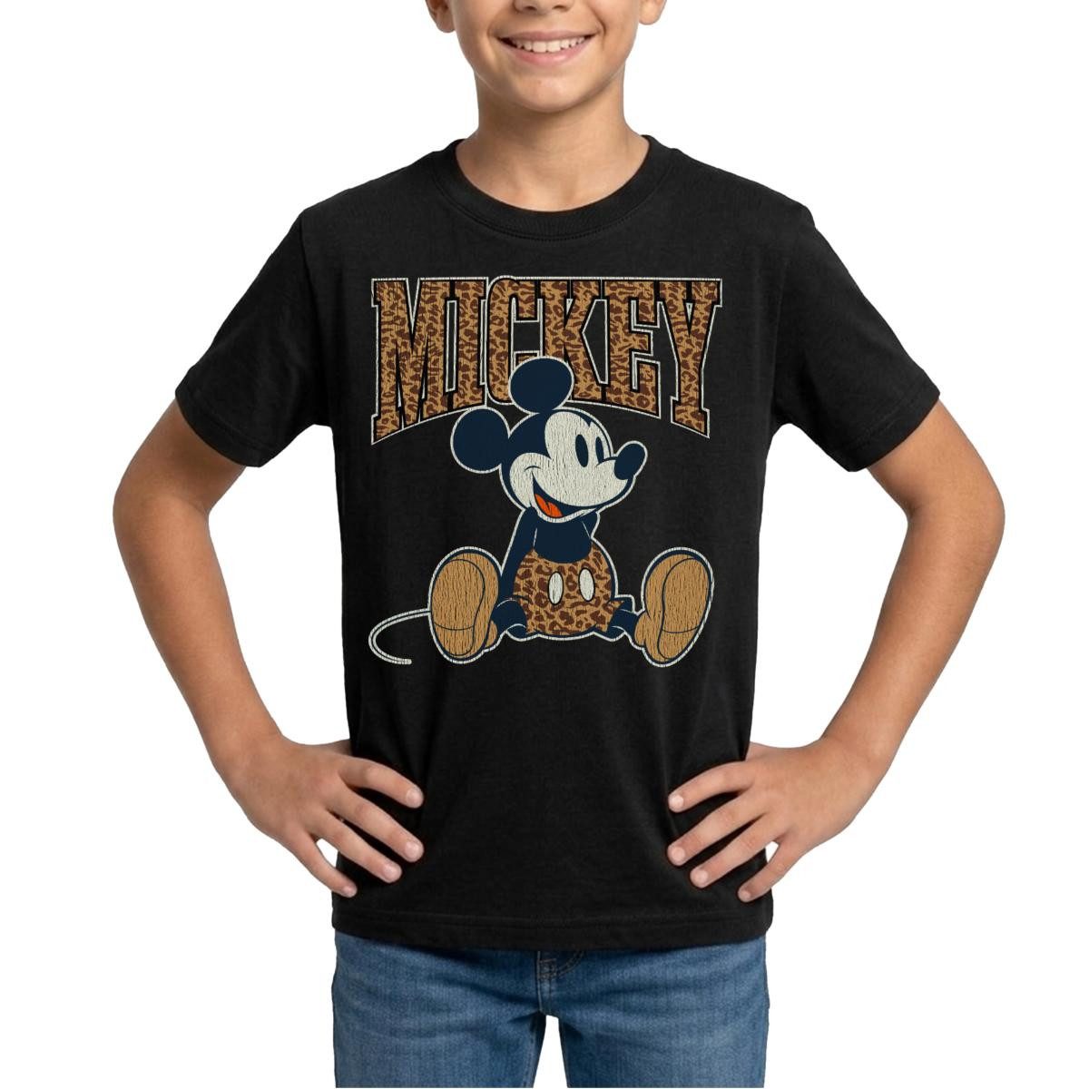 T-Shirt Mickey & Minnie Mickey Mouse Leo Look Teenager T-Shirt