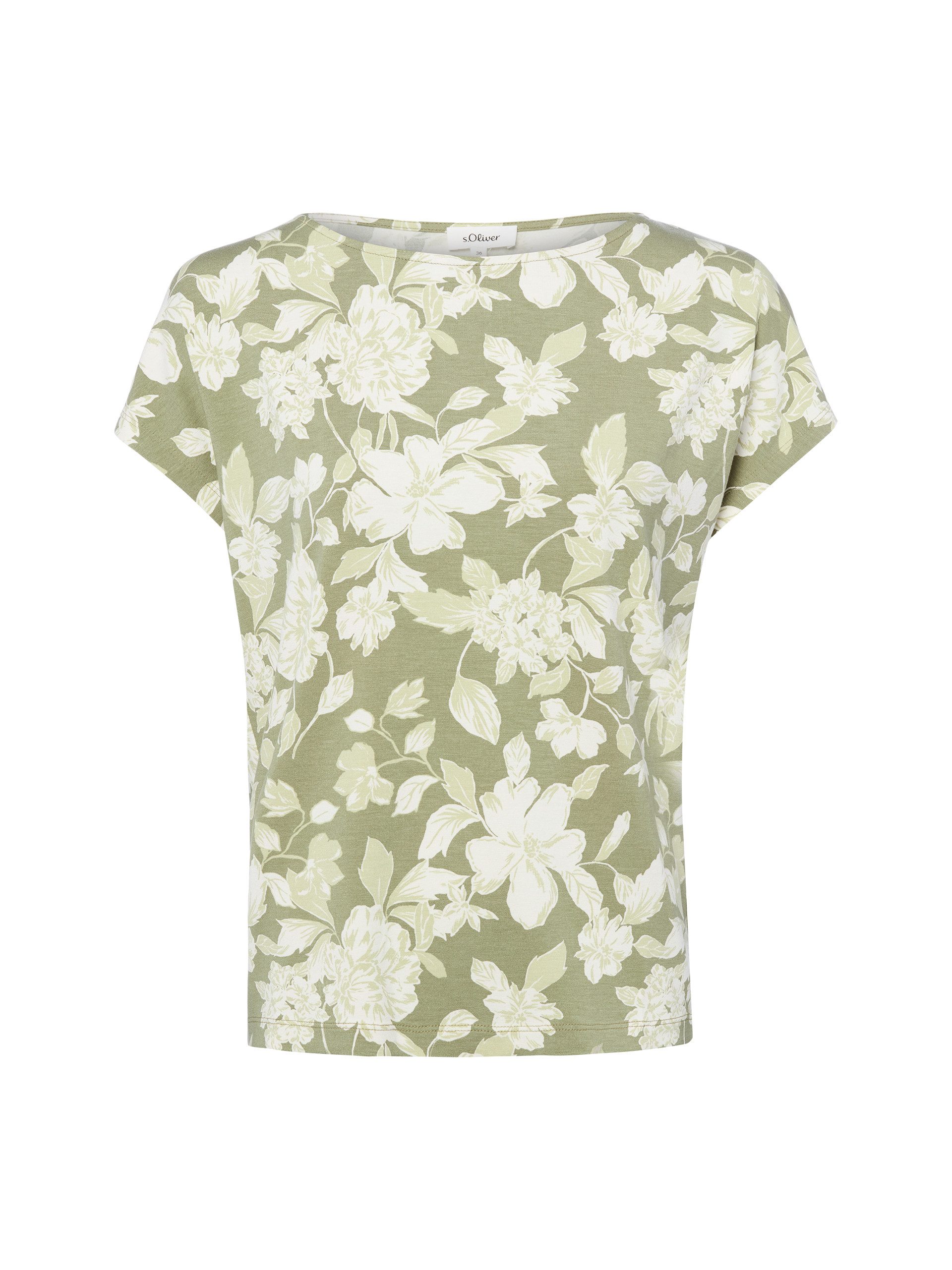 olive - creme gestreift