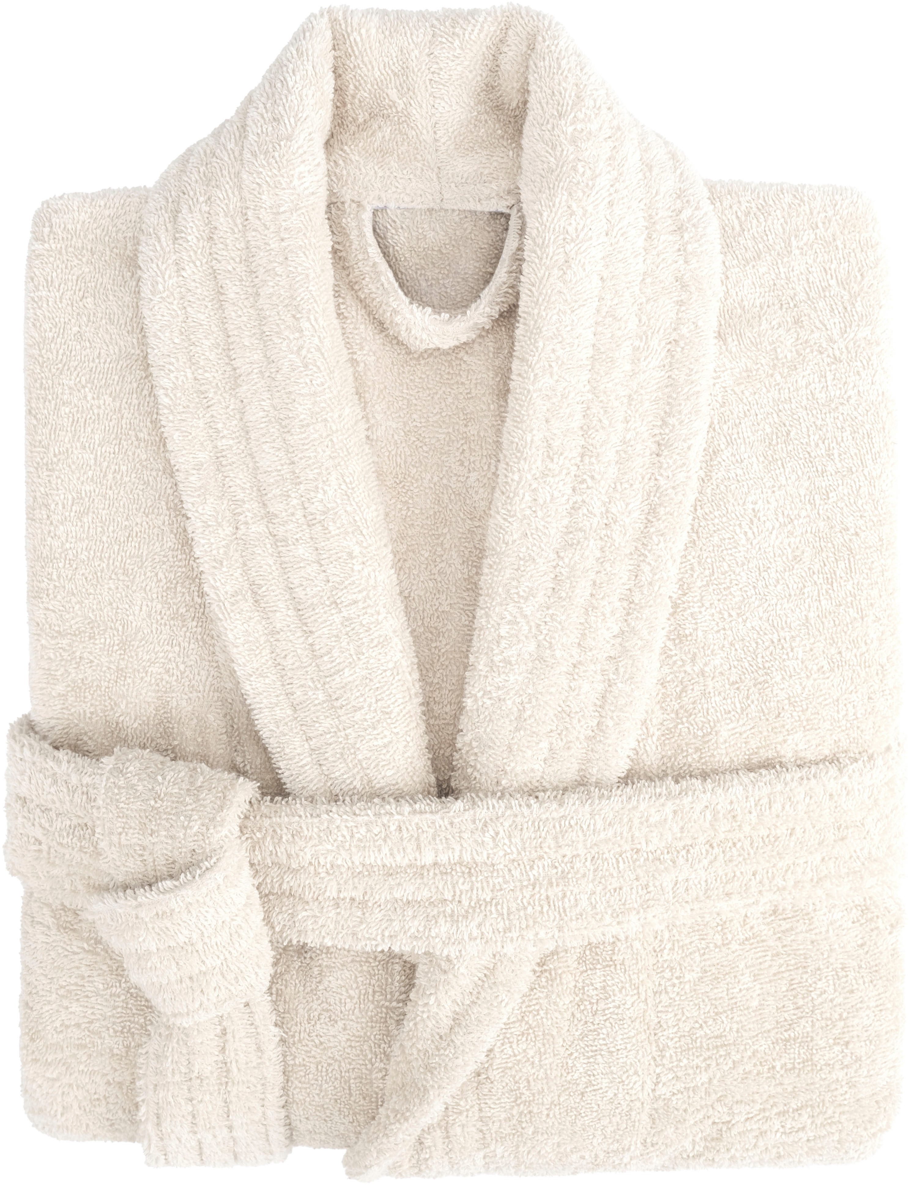 HAMMETEX Damenbademantel Ren, 100% Baumwolle, Langform, Baumwolle, Schalkragen, Gürtel, 380 g/m² Frottee Bademantel mit Taschen – Saugfähig & Weich