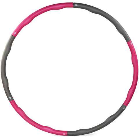 Sporttrend 24 Trainingsring Gymnastikreifen 1,2kg grau/pink