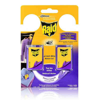 Raid Insektenfalle Raid Motten-Gel Lavendel-Duft - Wirkt bis zu 3 Monate - Schützt Ihre K