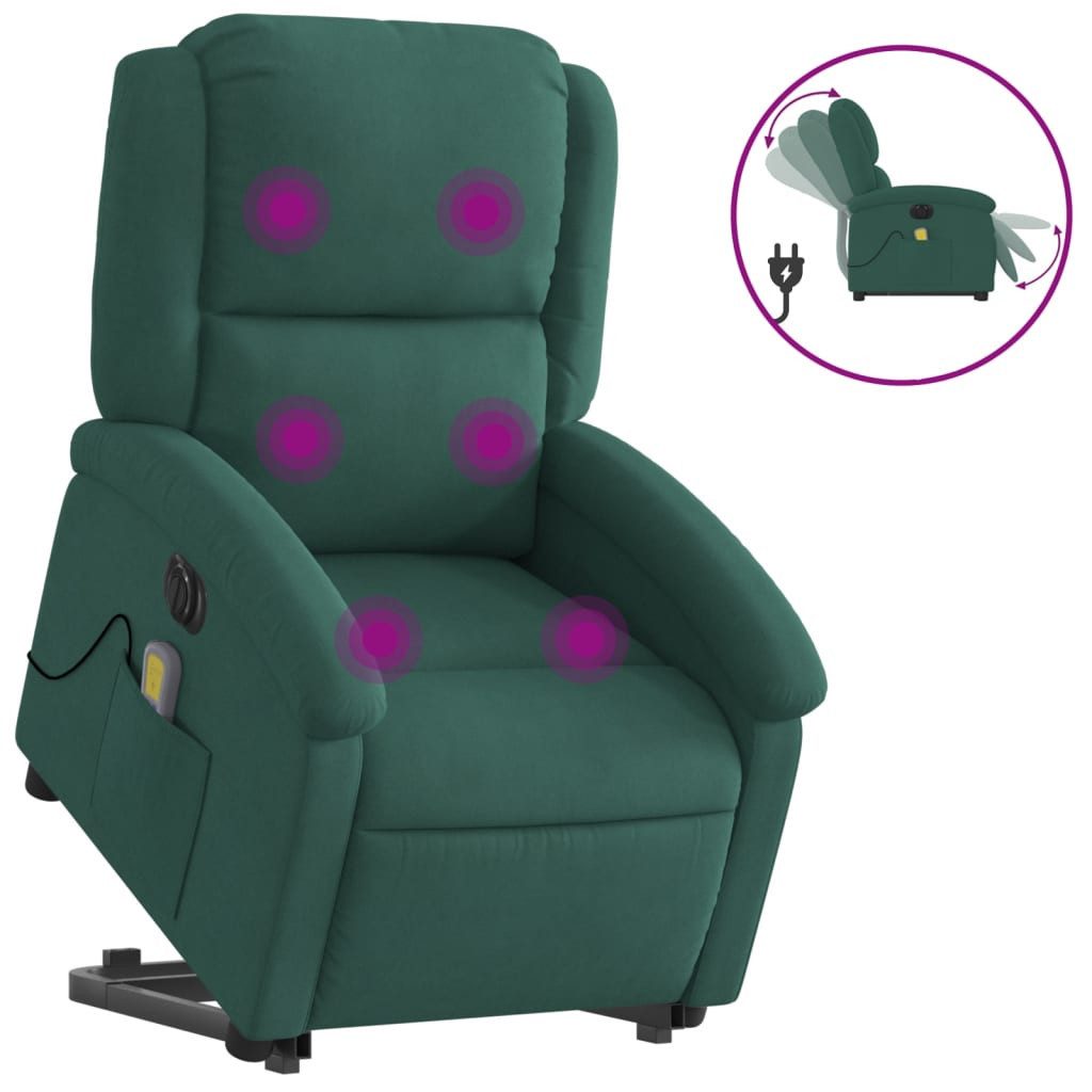 vidaXL Sessel Massagesessel mit Aufstehhilfe Elektrisch günstig online kaufen