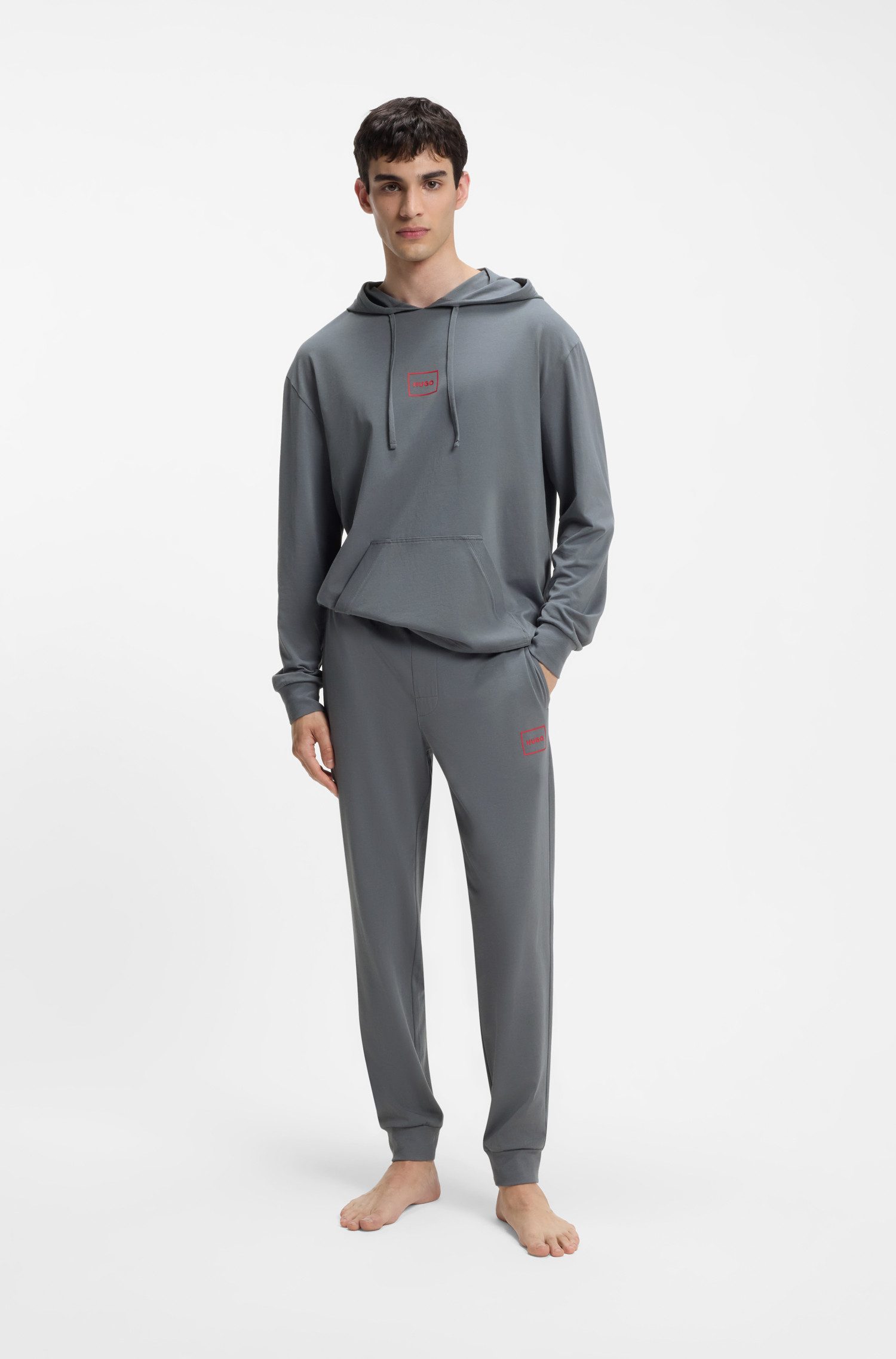 HUGO Sweatpants Laze Pants CW mit angesetztem Bund