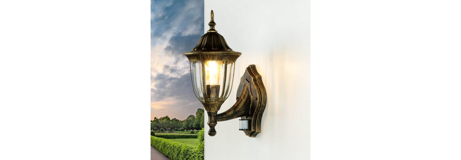 LichtErlebnisse AußenWandleuchte »MILANO«, Außenleuchte mit