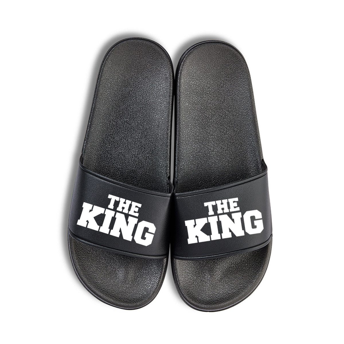 THE KING & HIS QUEEN Unisex Badelatschen Flip Flops Badeschuh