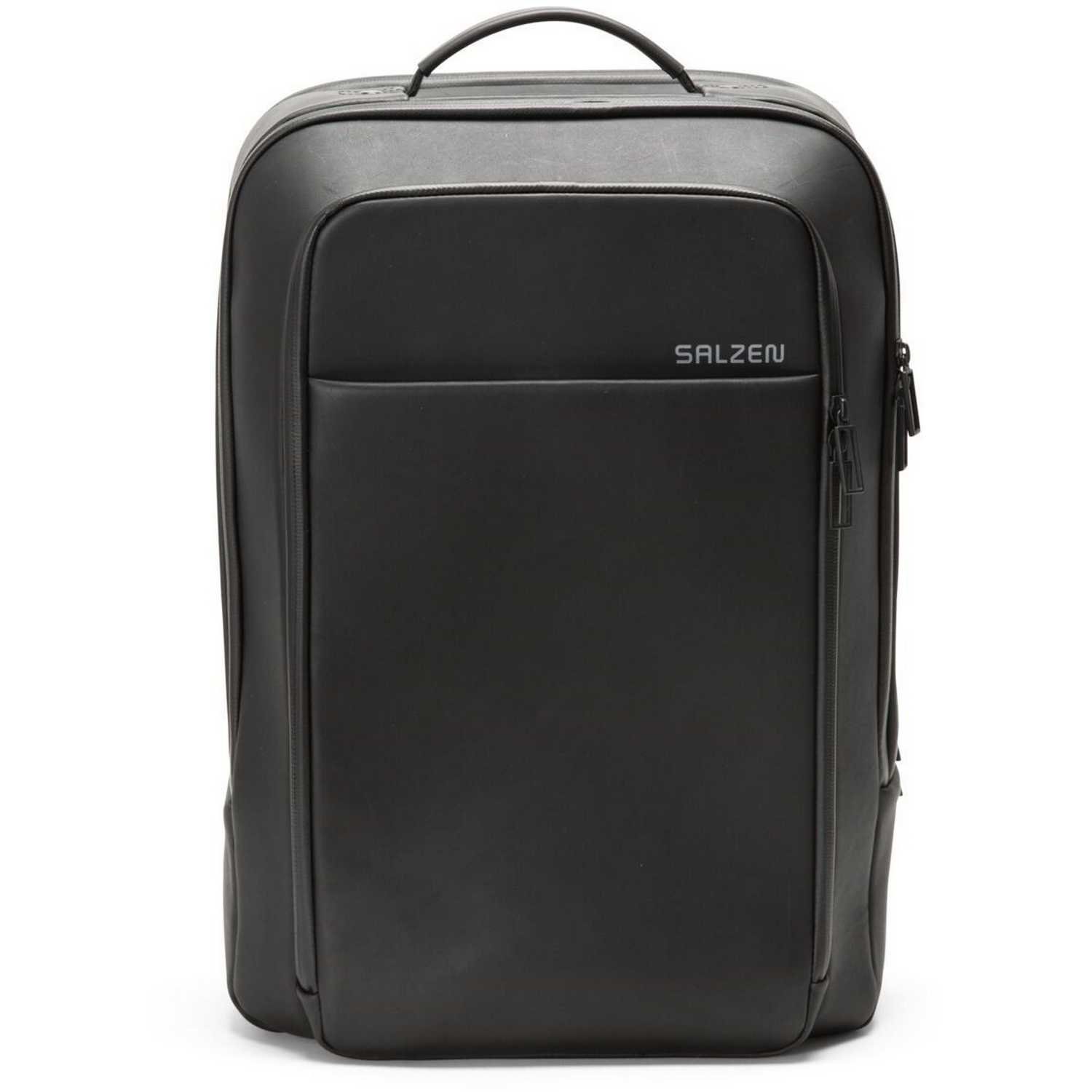 Salzen Freizeitrucksack Rucksack Originator Leather Total Black
