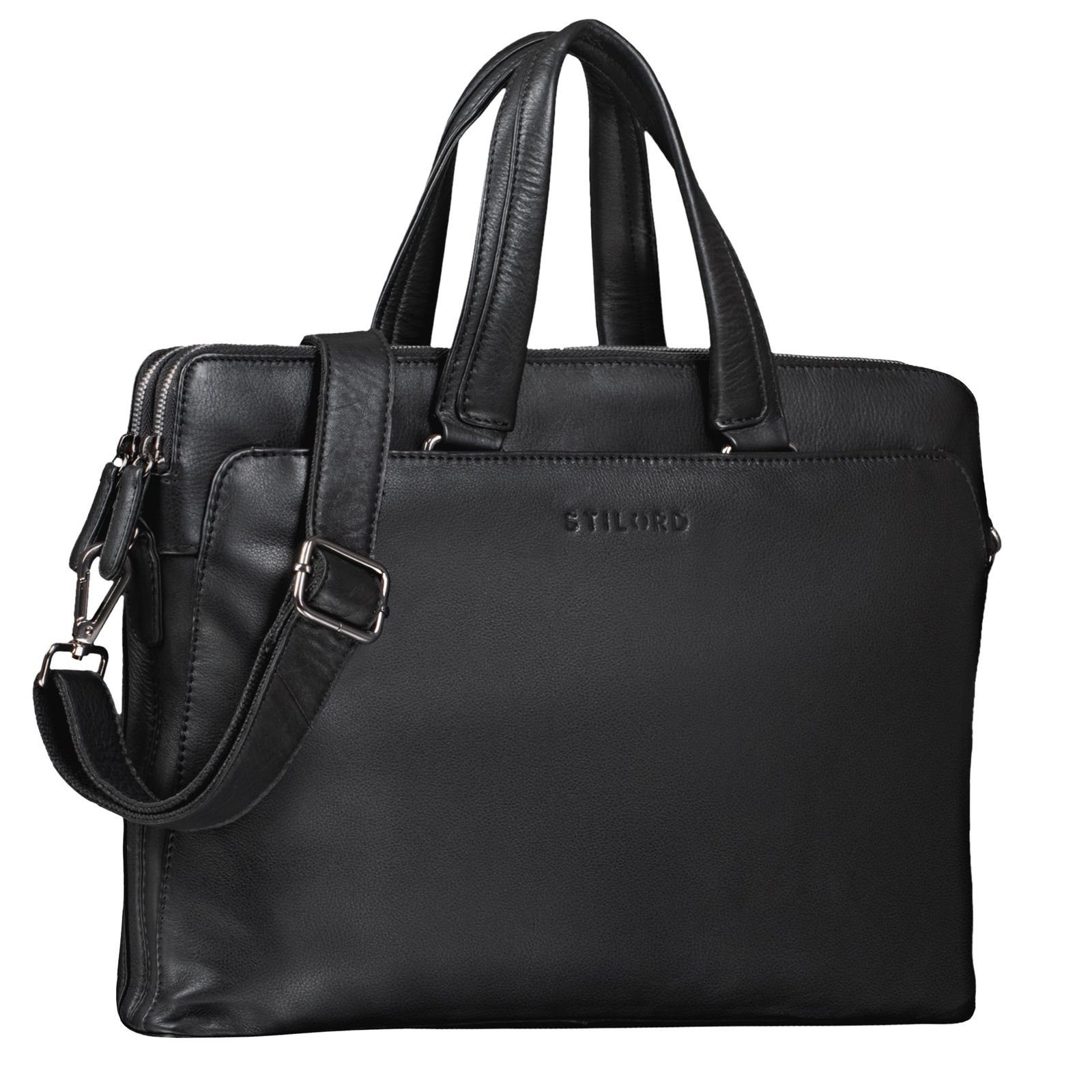 STILORD Handtasche "Kylie" Business Ledertasche Damen schwarz | Handtaschen