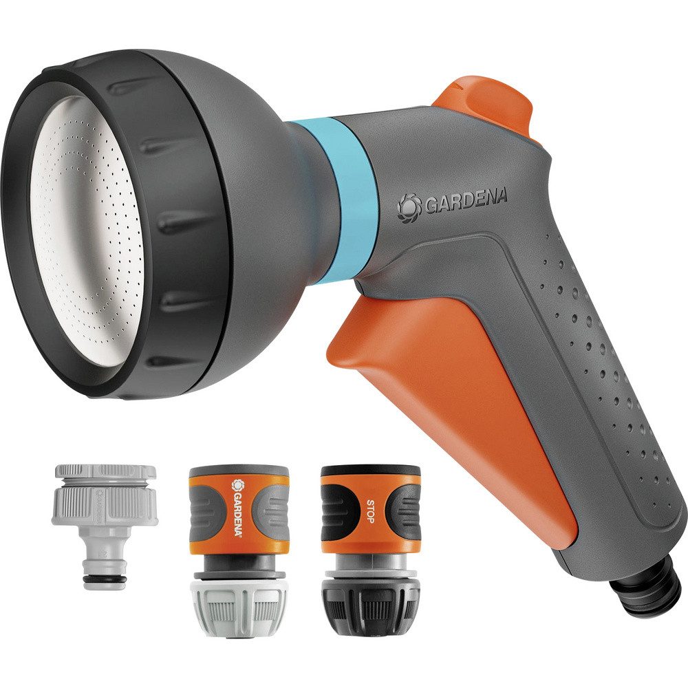 GARDENA Gartenschlauch GARDENA 18367-20 Classic Bewässerungsbrause Starter Set Gartenbrause